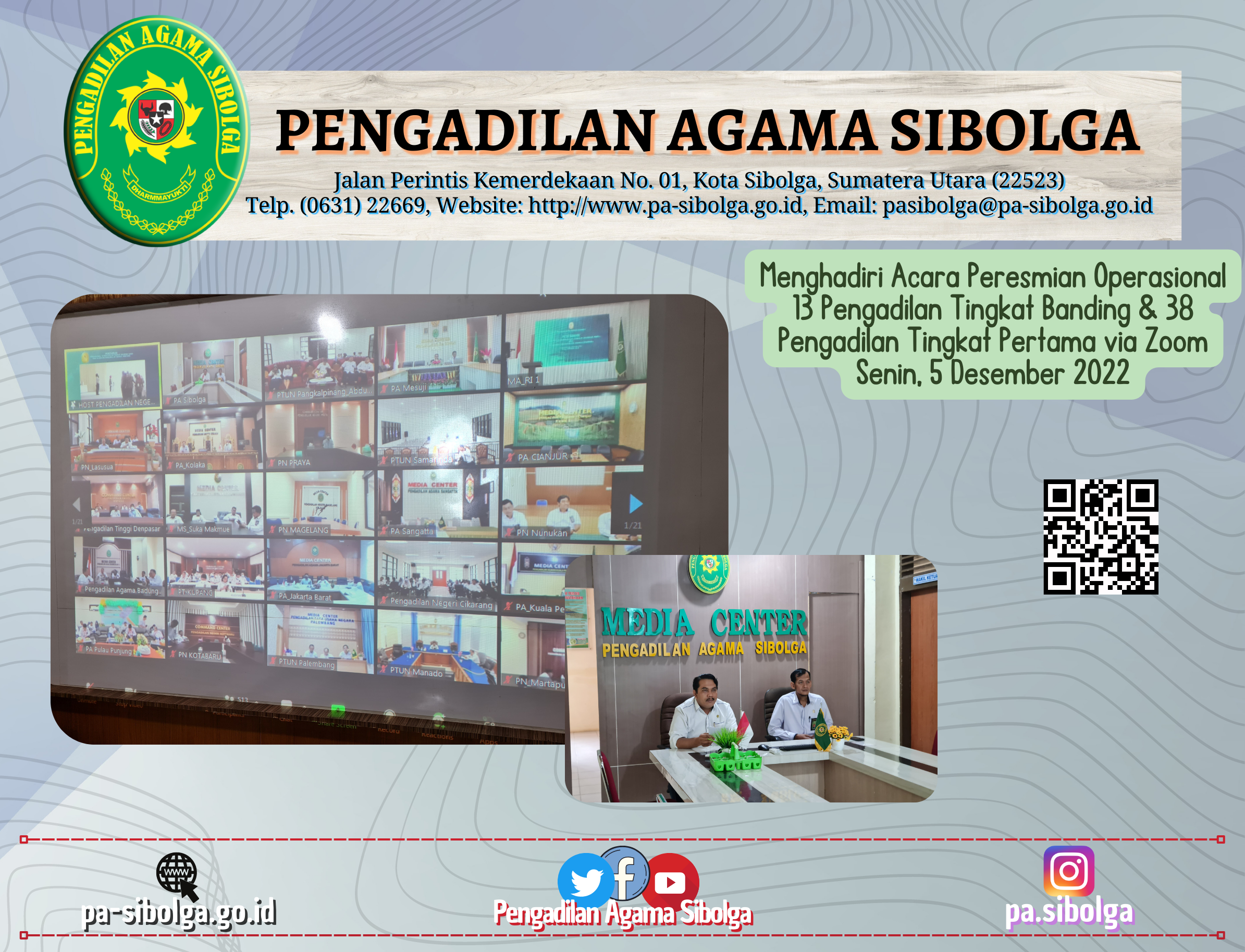 Acara Peresmian Operasional PT dan P. Tk. 1