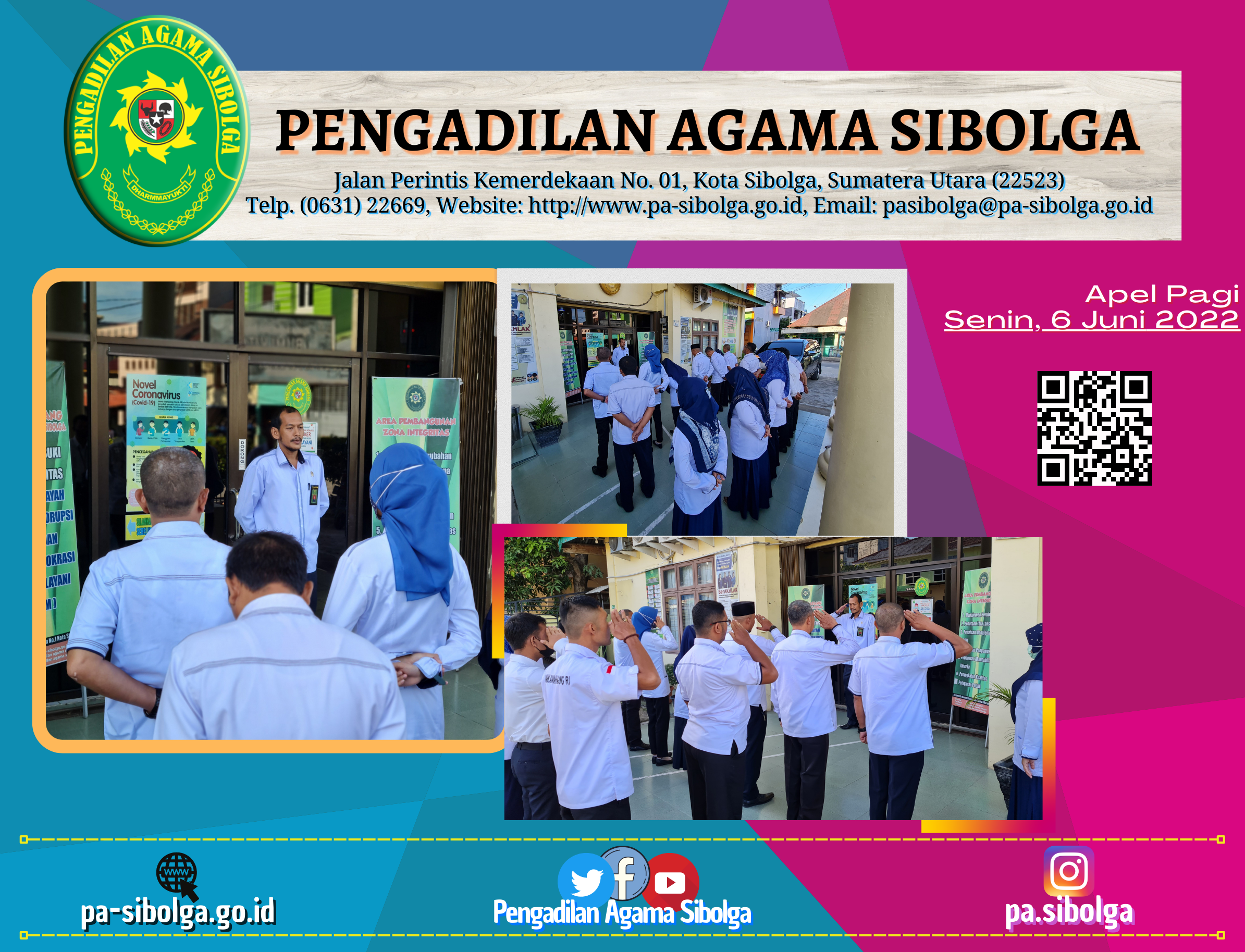 Apel Pagi 6 Juni 22