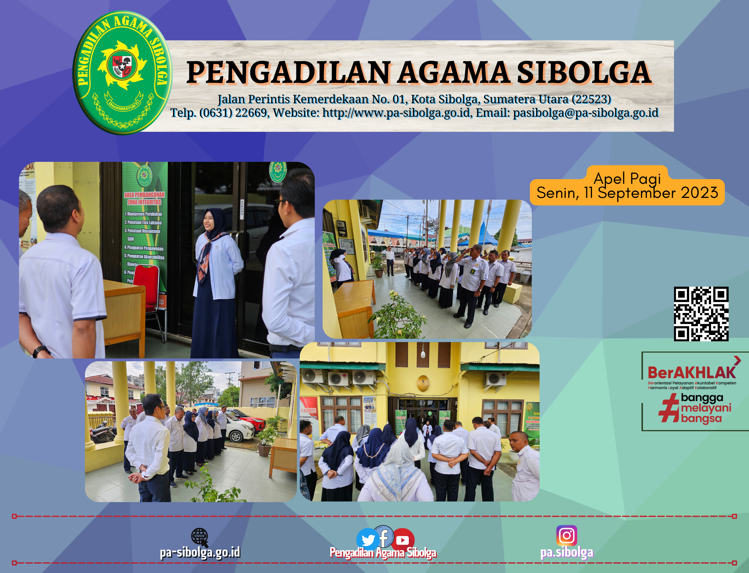 Apel Pagi Senin 11 September 2023