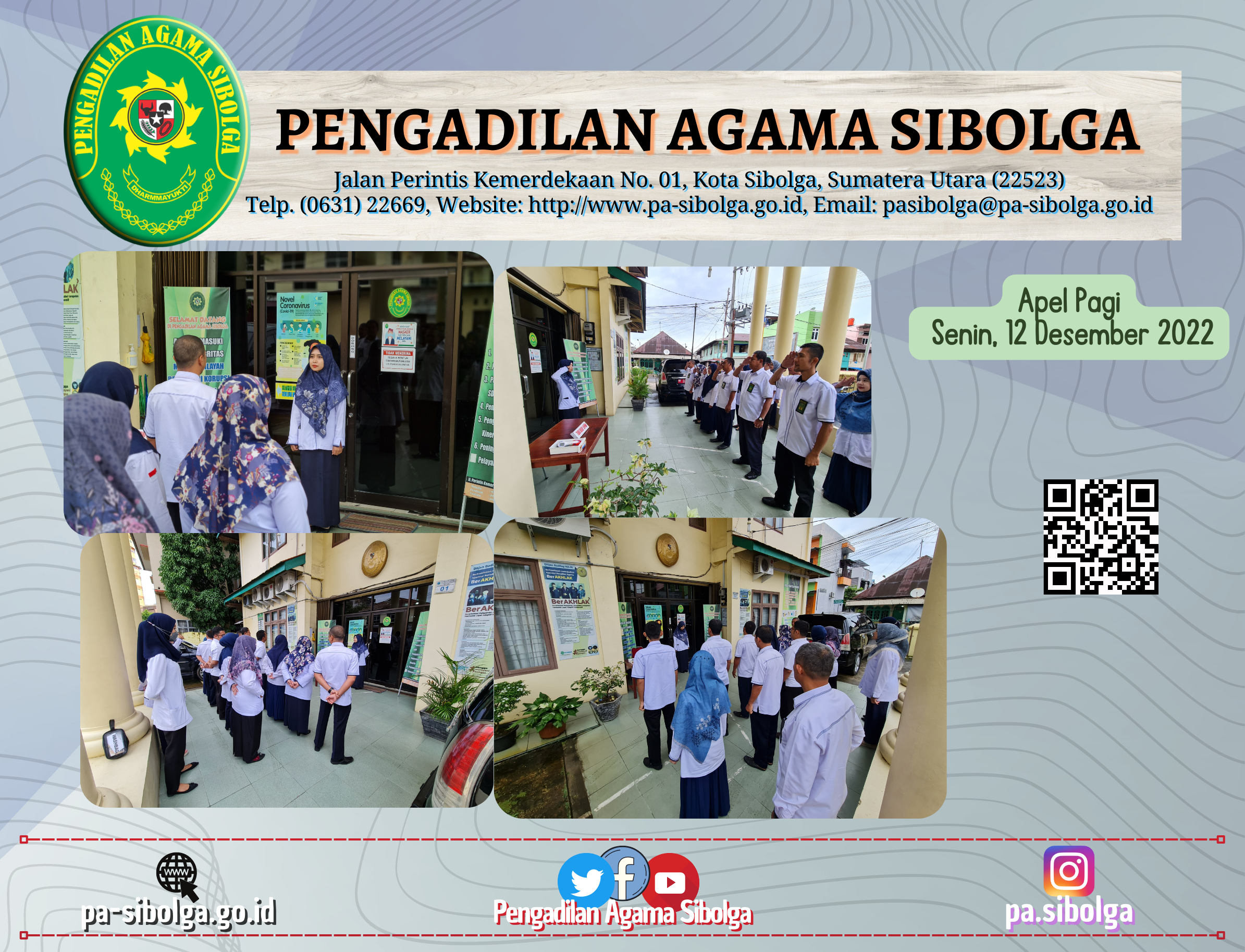 Apel Pagi Senin 12 Desember 2022