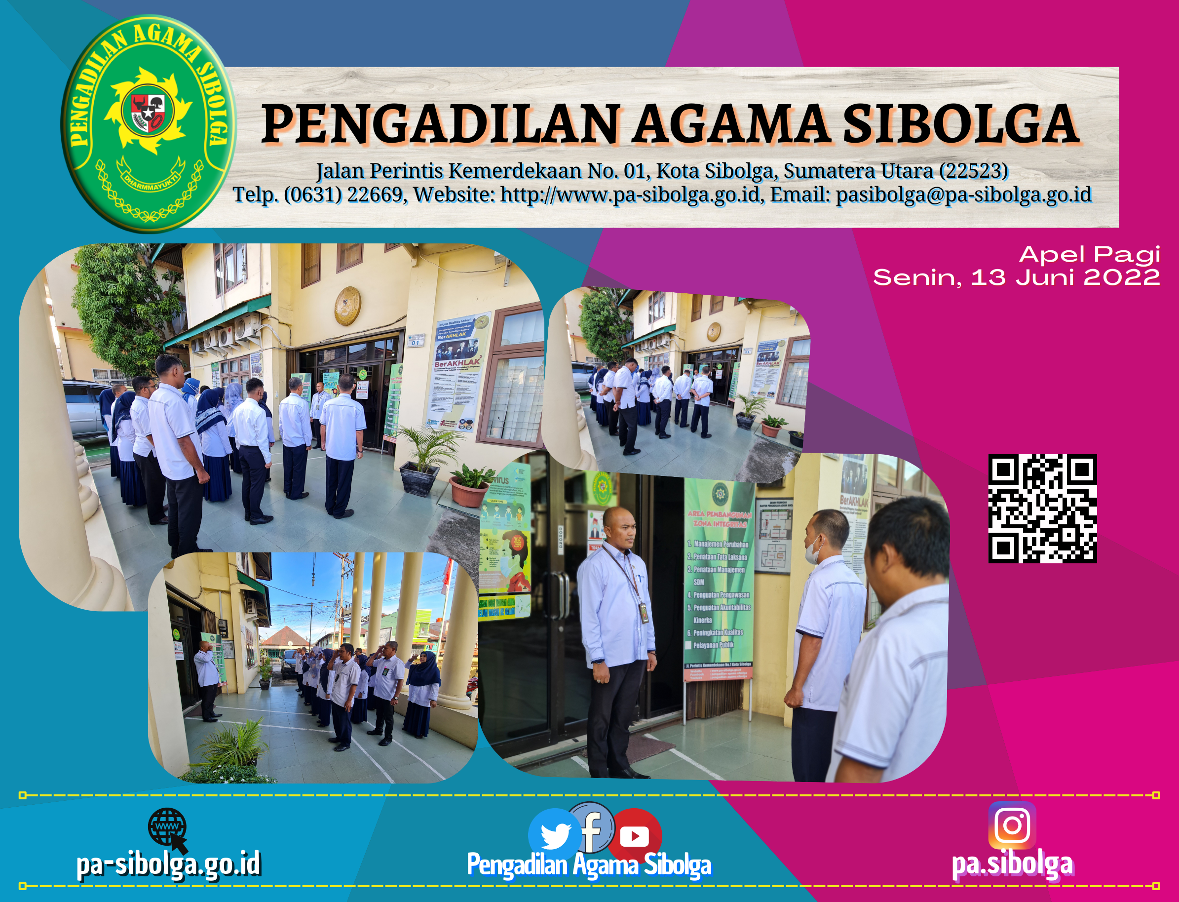 Apel Pagi Senin 13 Juni 22