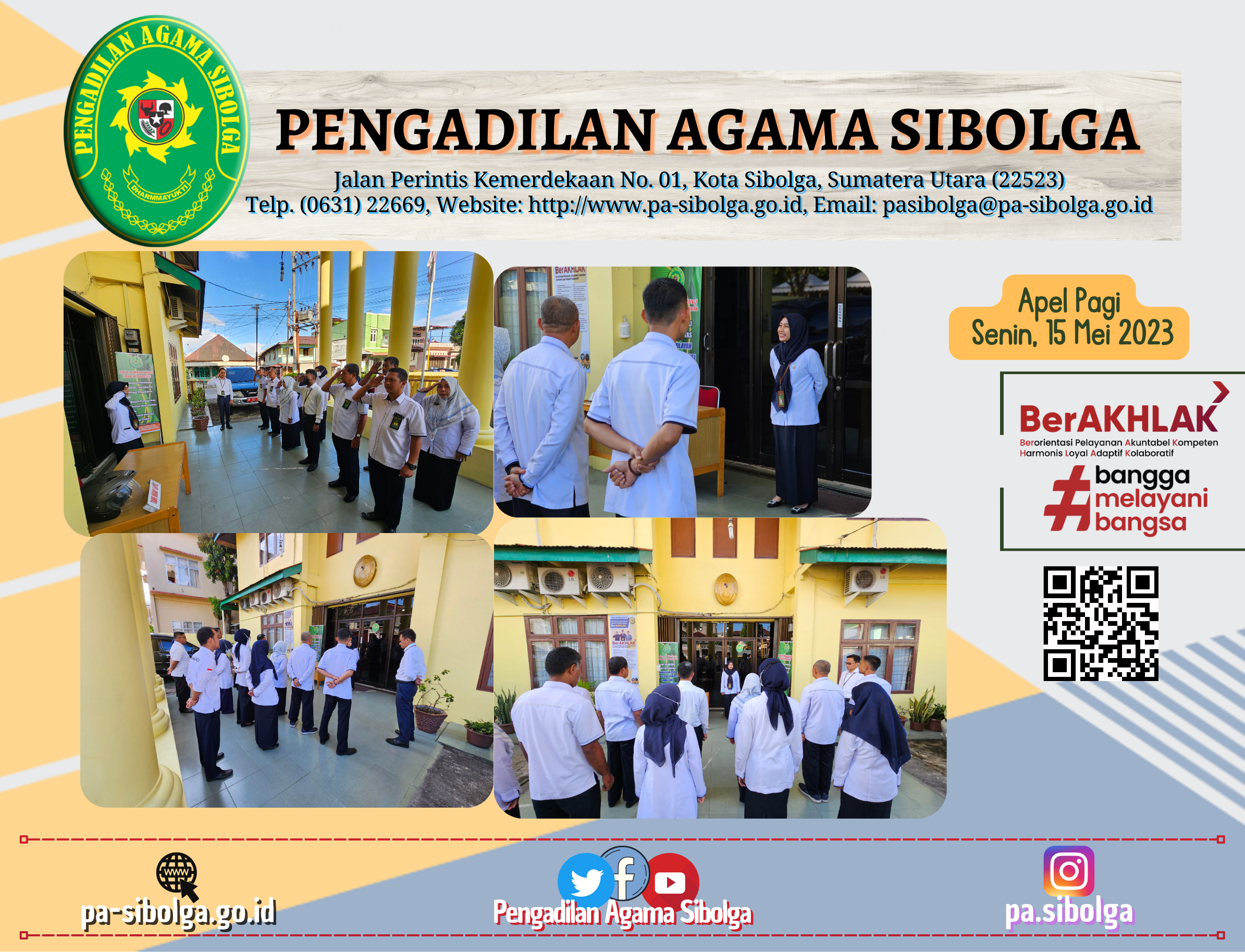 Apel Pagi Senin 15 Mei 2023