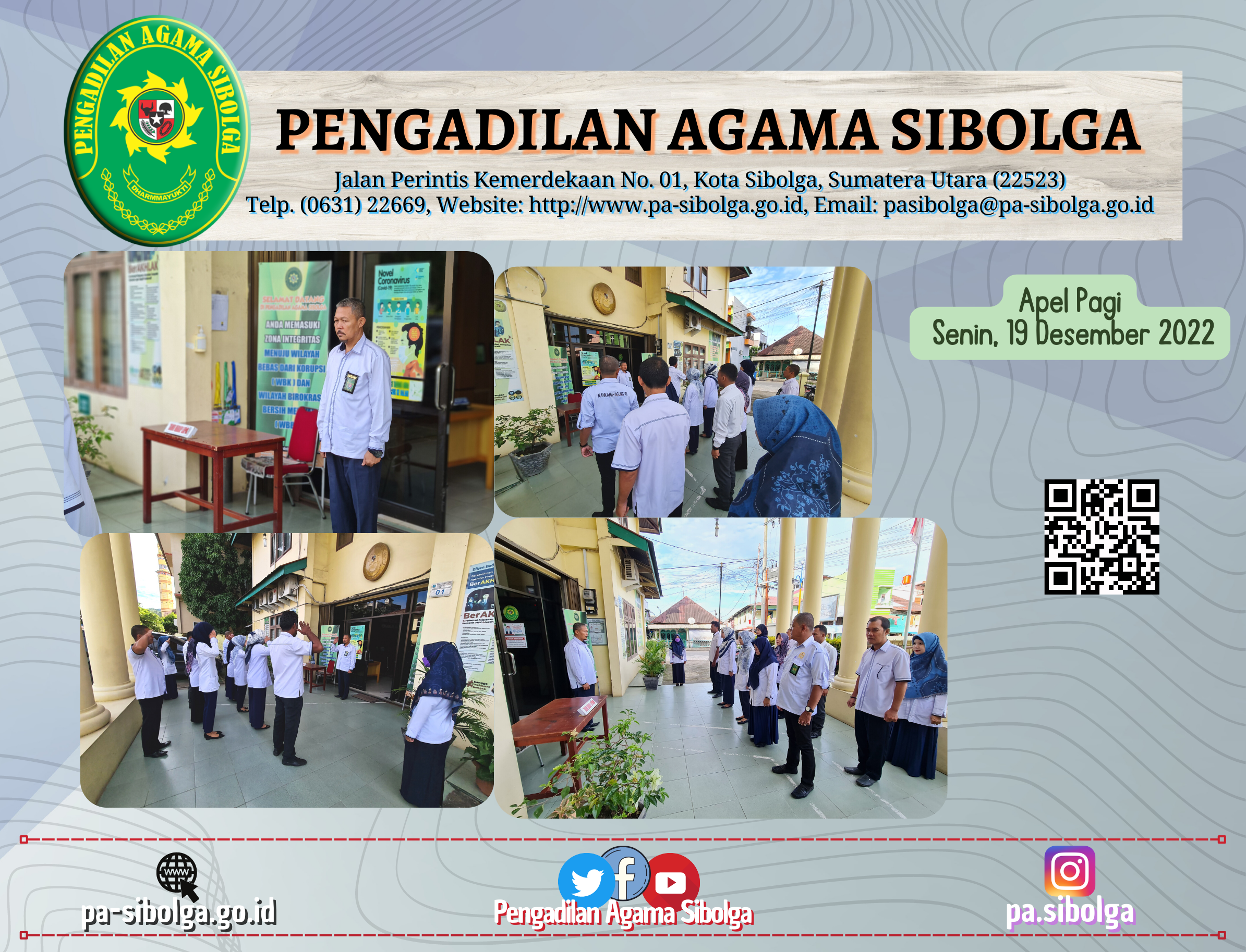 Apel Pagi Senin 19 Desember 2022