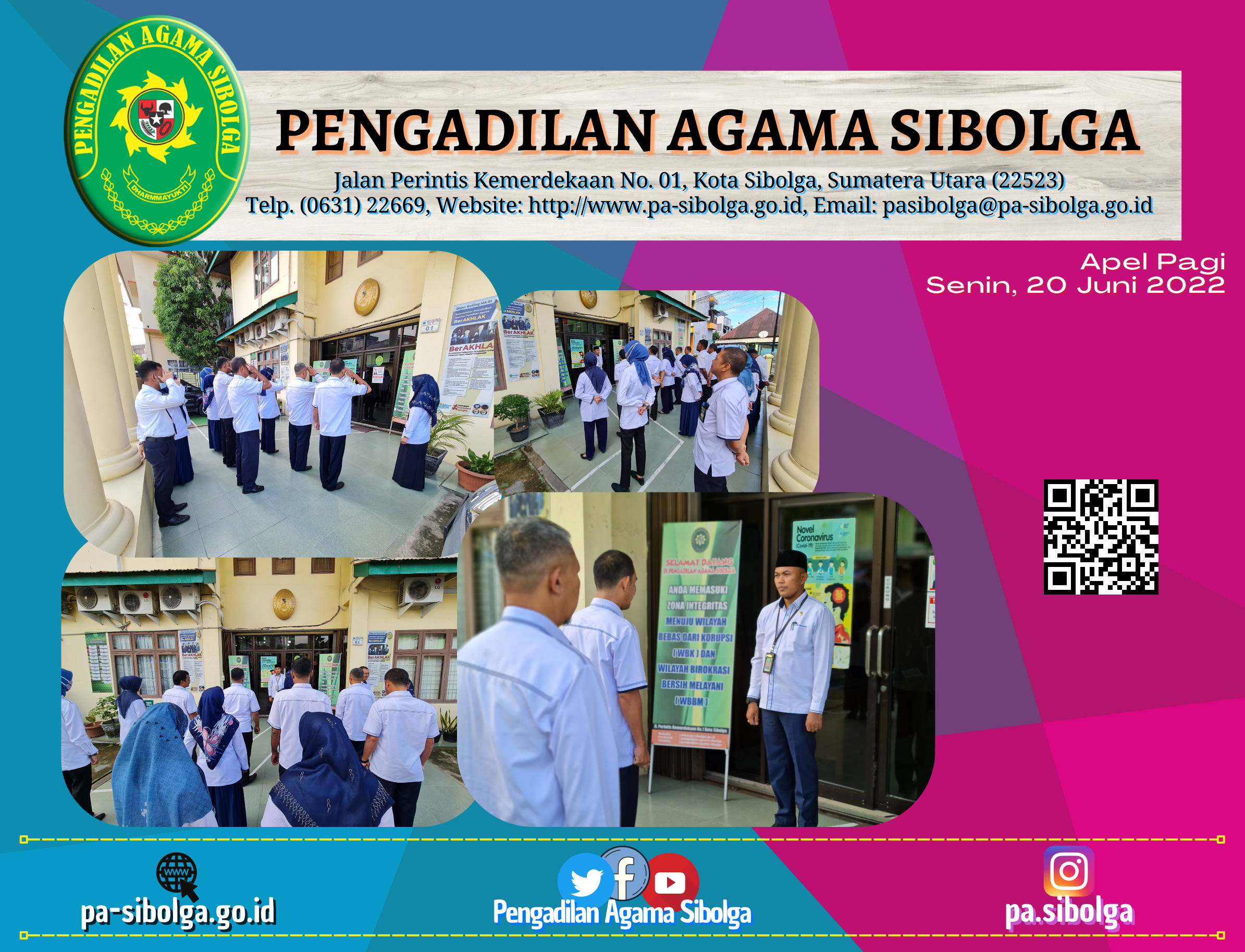 Apel Pagi Senin 20 Juni 2022