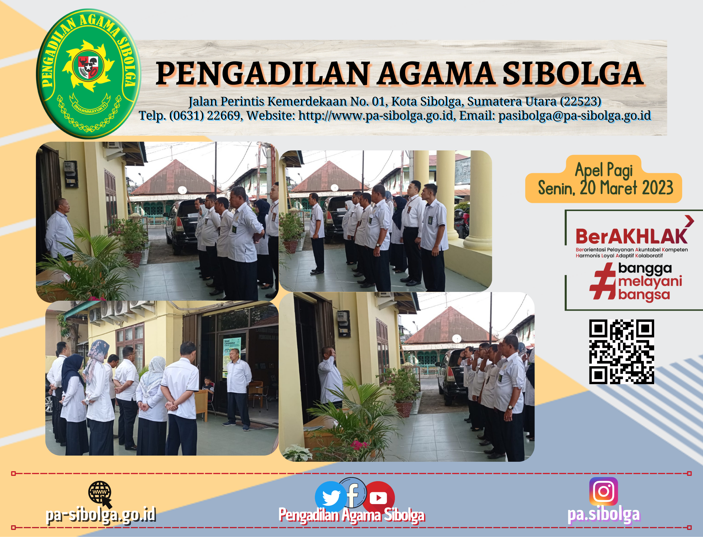 Apel Pagi Senin 20 Maret 2023