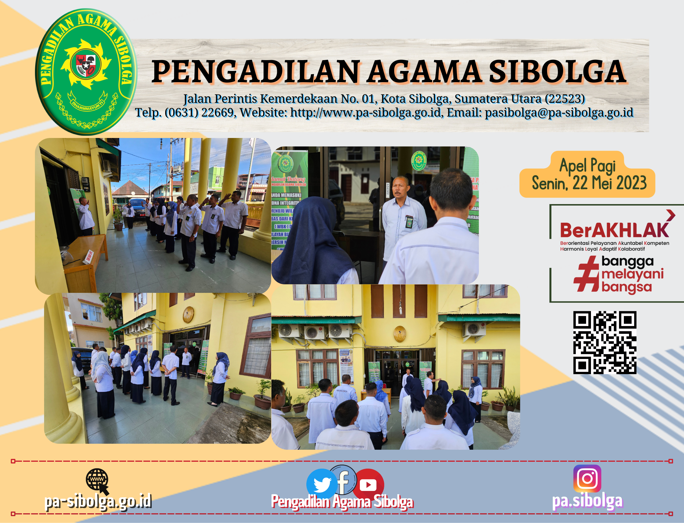 Apel Pagi Senin 22 Mei 2023