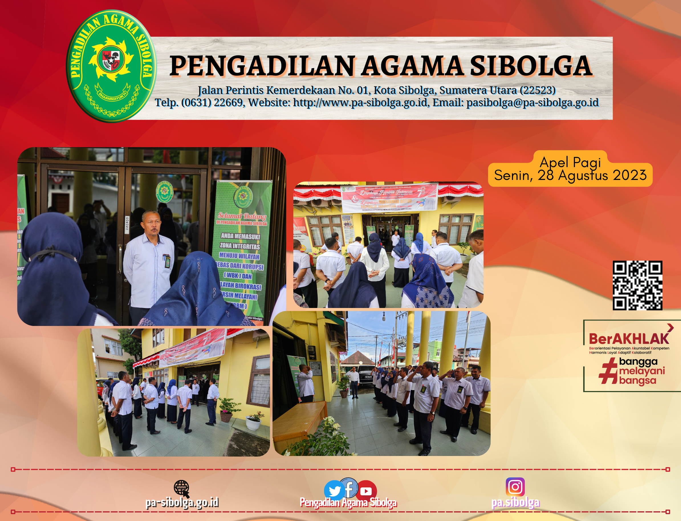 Apel Pagi Senin 28 Agustus 2023