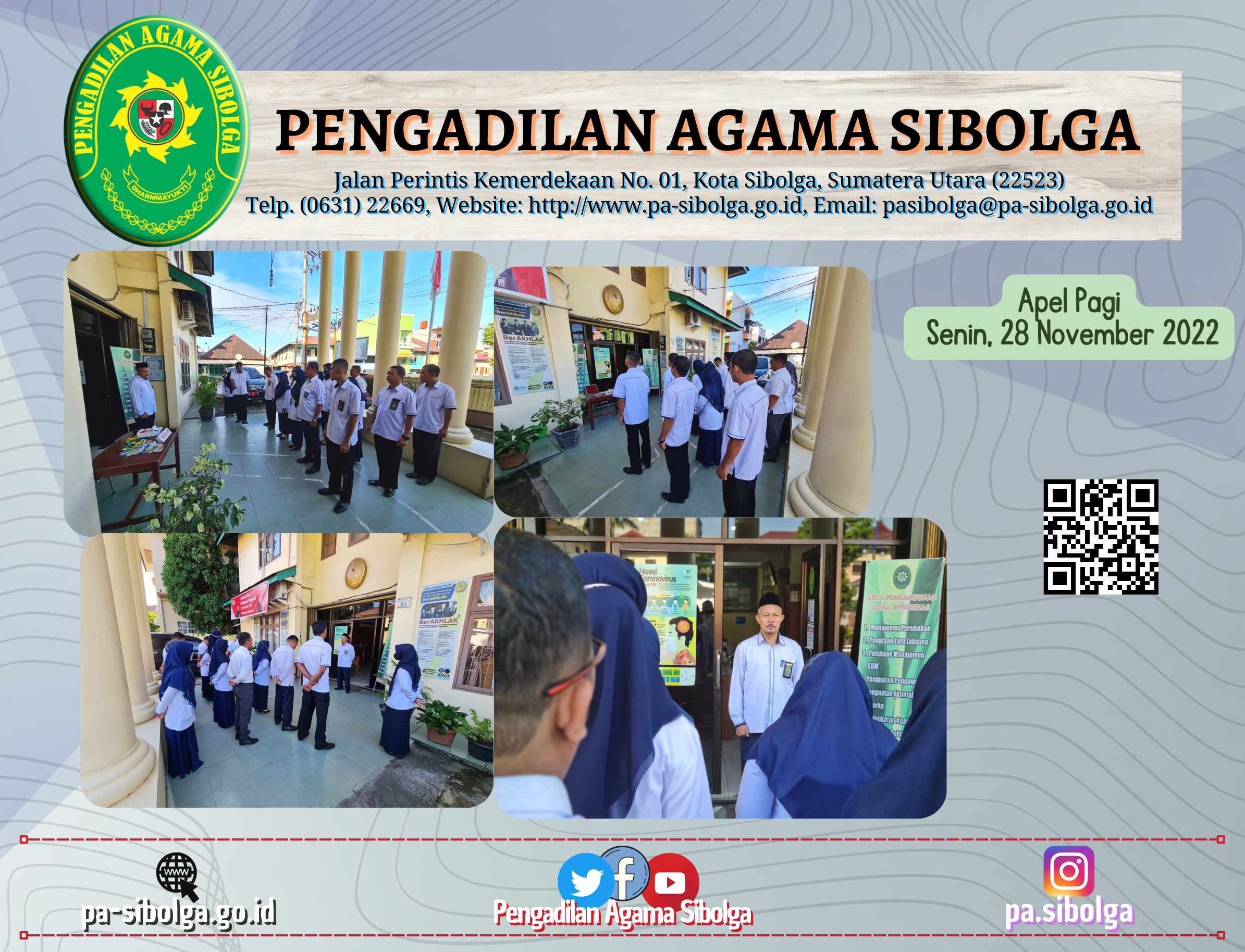 Apel Pagi Senin 28 november 2022