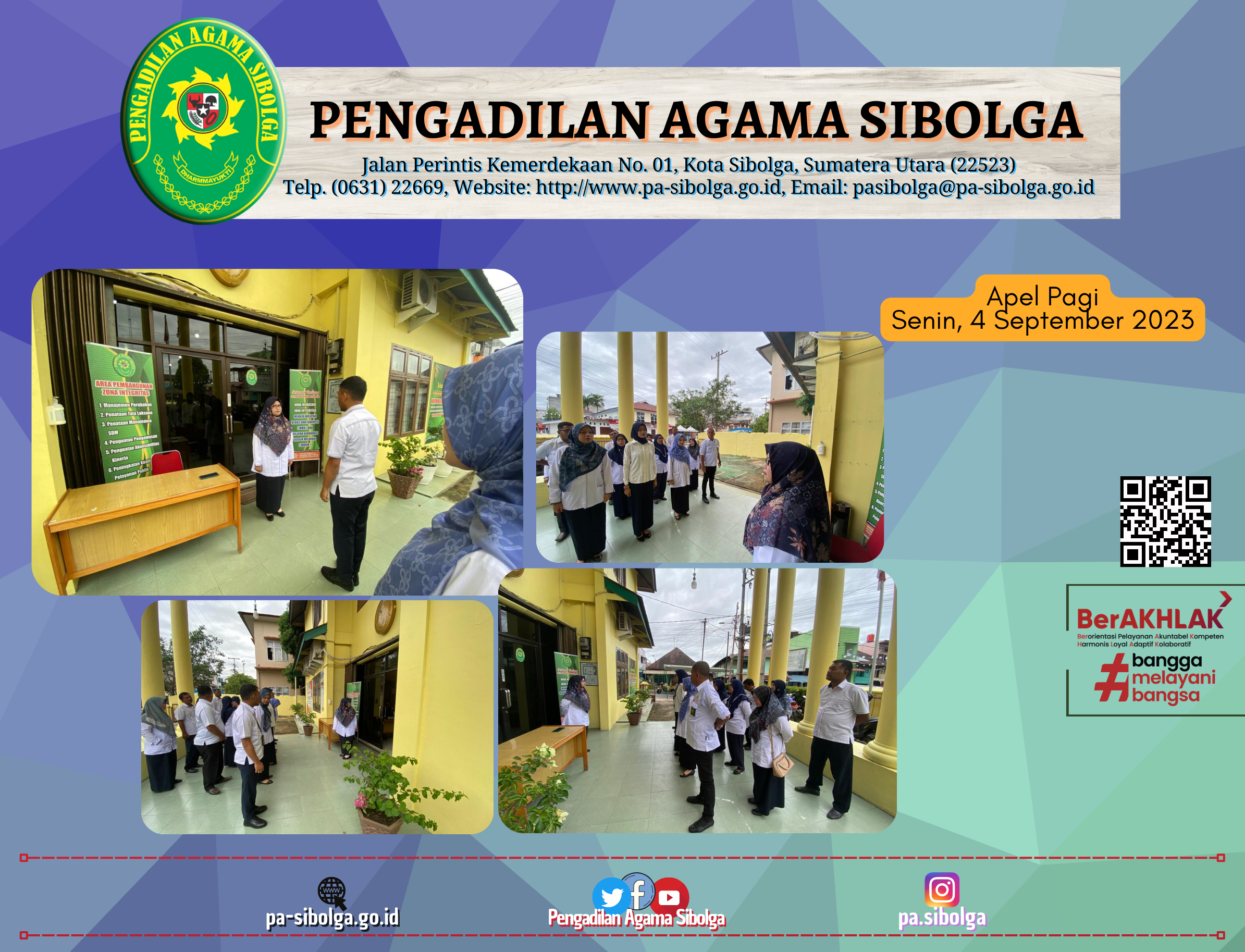 Apel Pagi Senin 4 September 2023