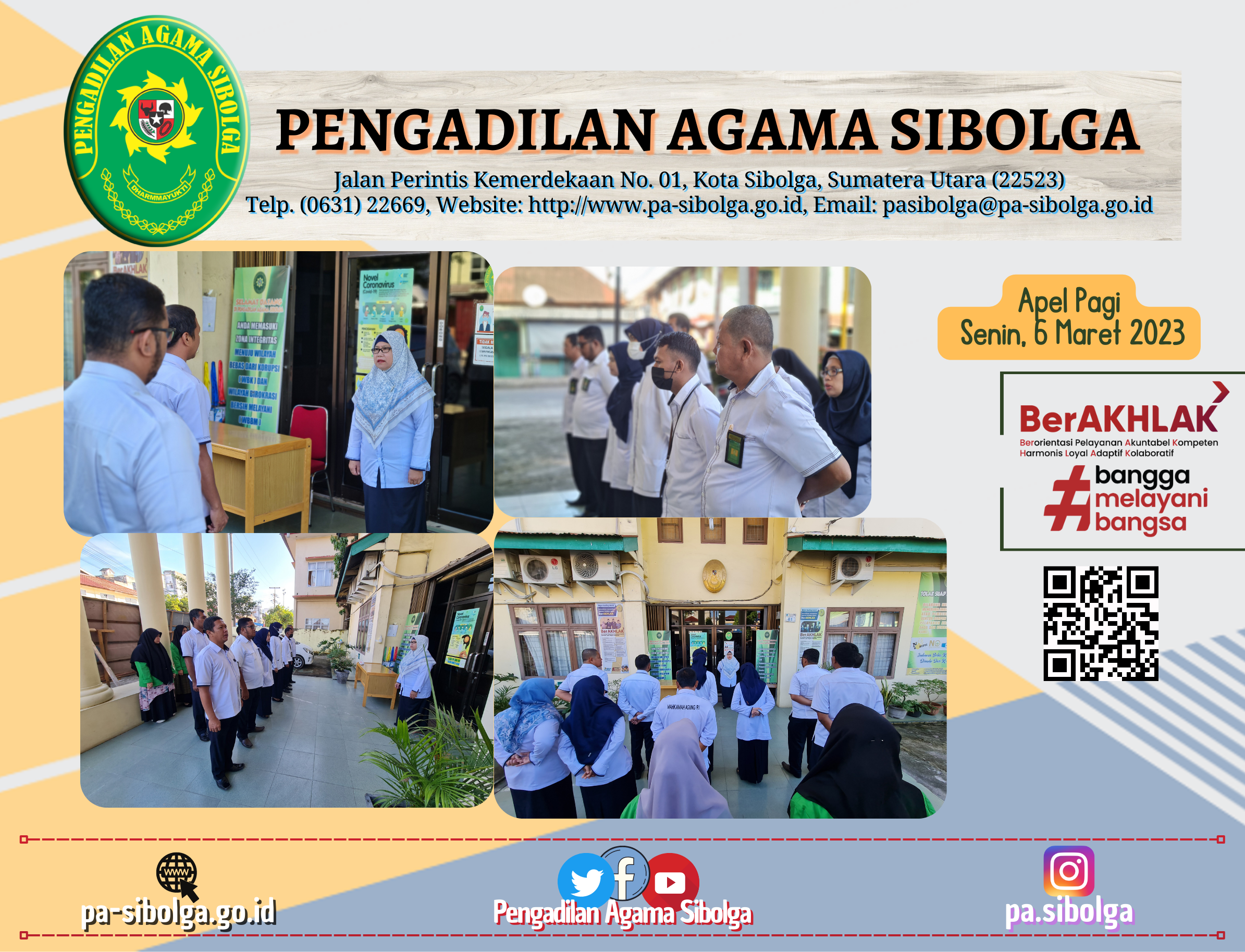 Apel Pagi Senin 6 Maret 2023