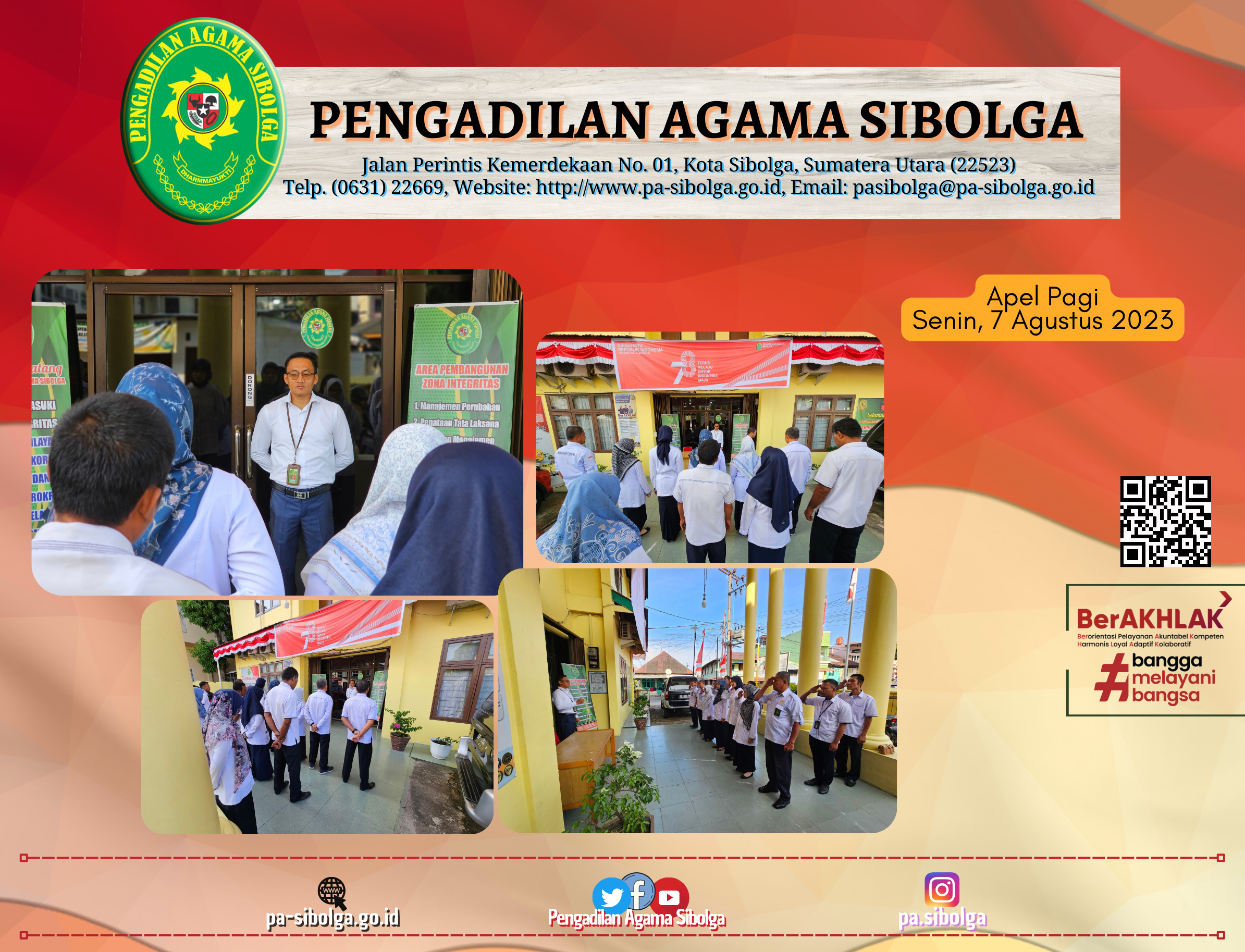Apel Pagi Senin 7 Agustus 2023