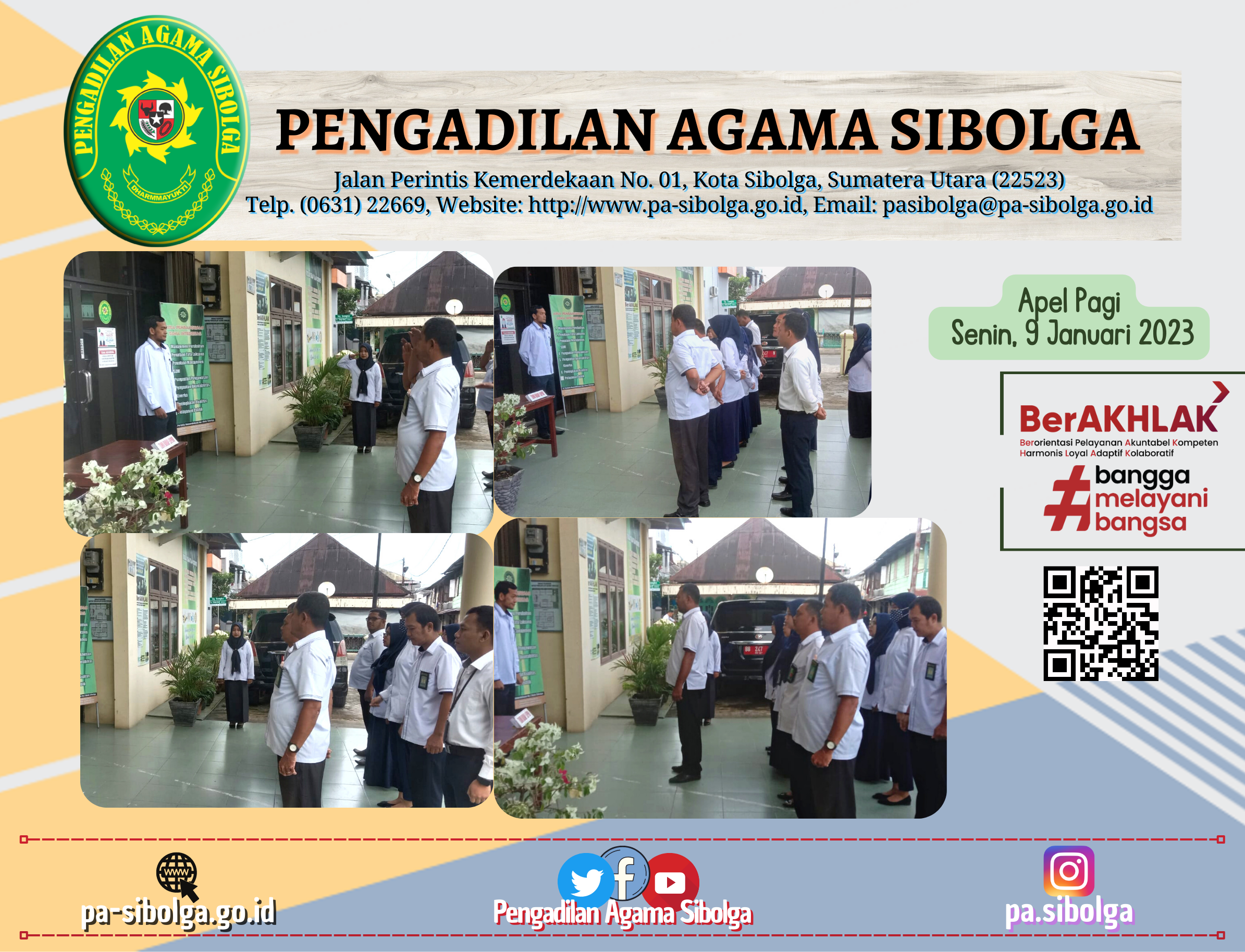Apel Pagi Senin 9 Januari 2023