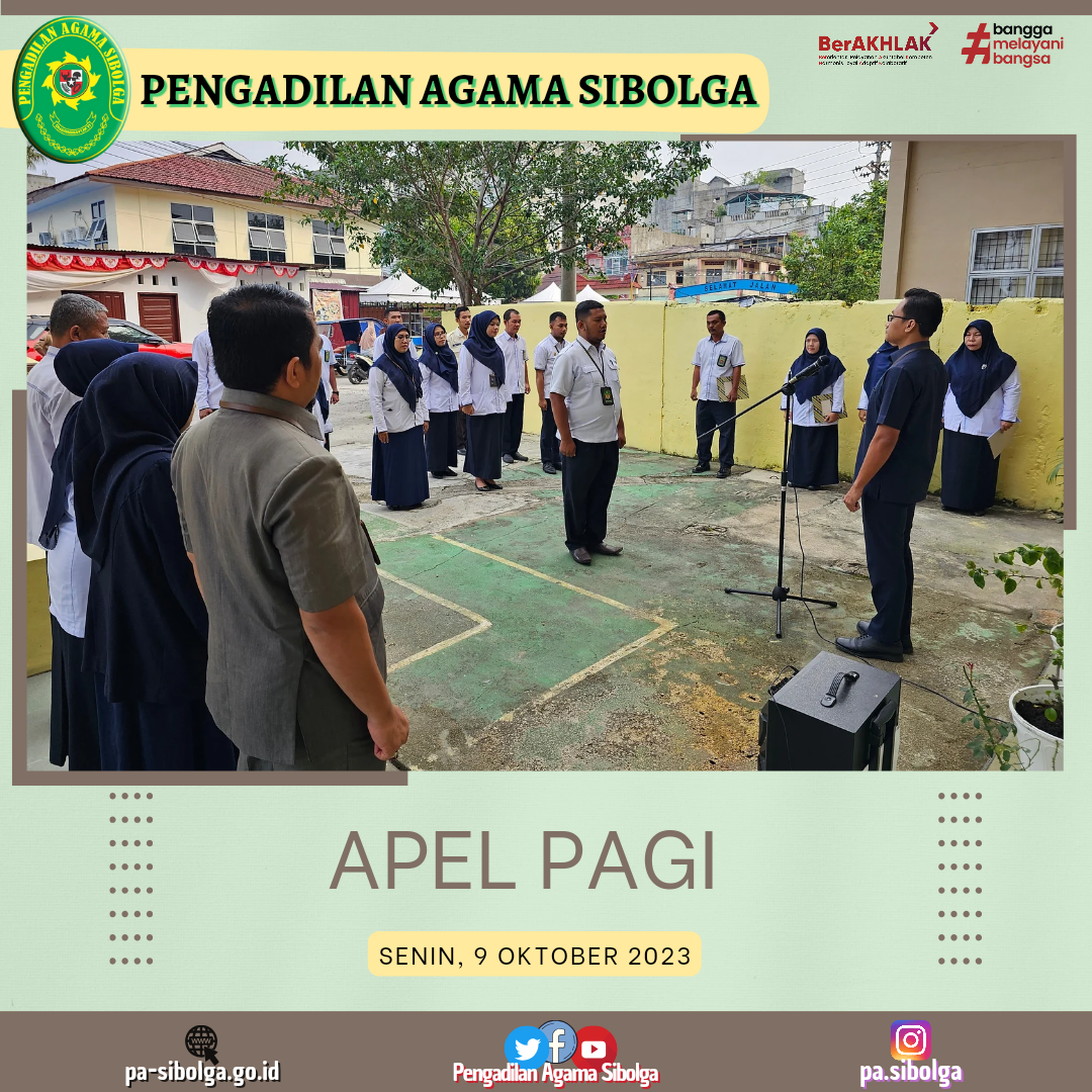 Apel Pagi Senin 9 Oktober 2023 2
