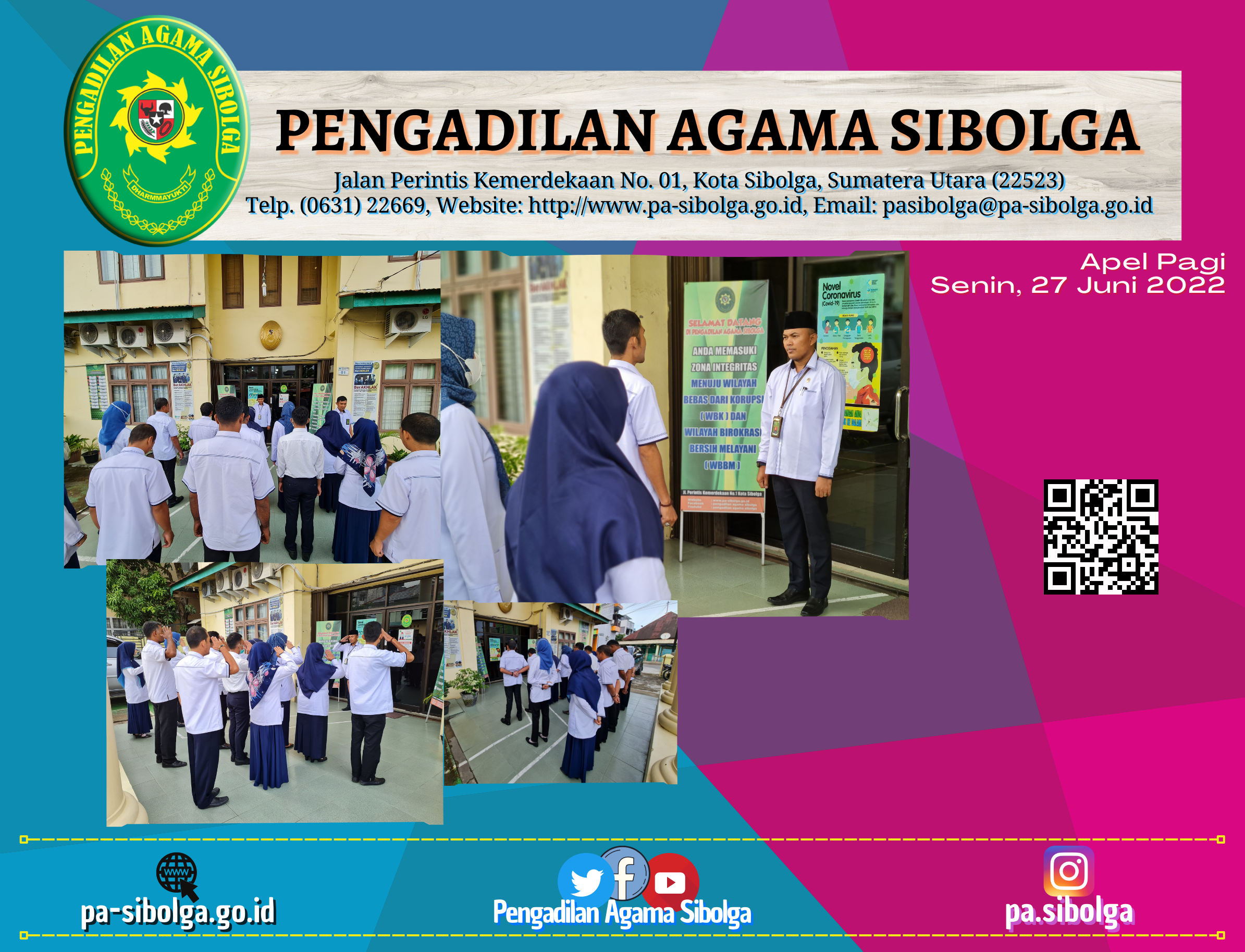 Apel Pagi senin 27 Juni 2022