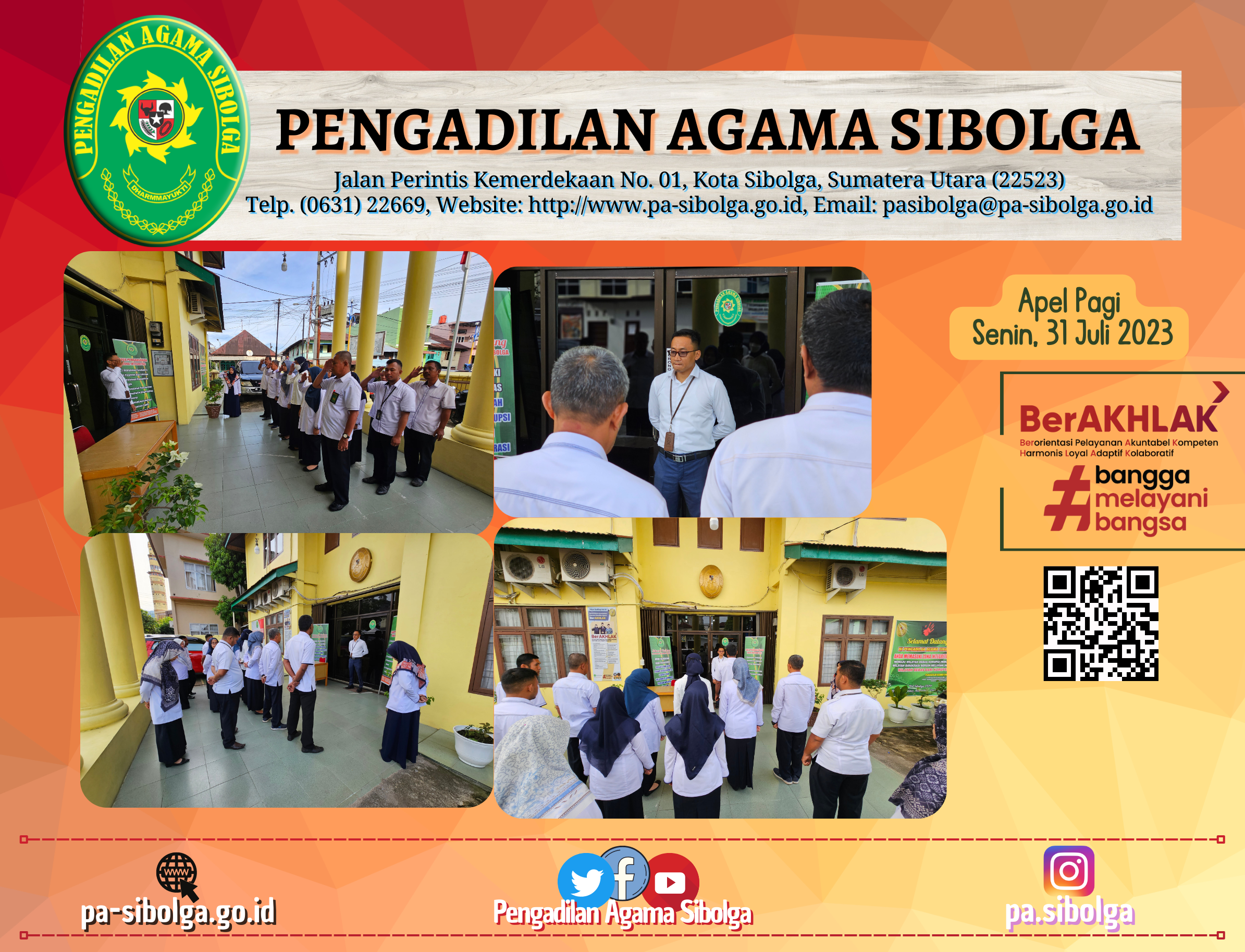 Apel Senin Pagi 31 Juli 2023