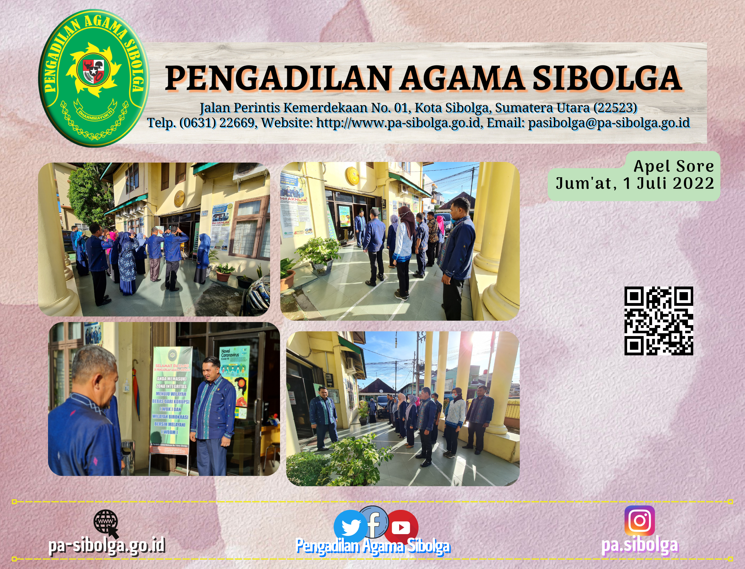 Apel Sore Jumat 1 Juli 2022