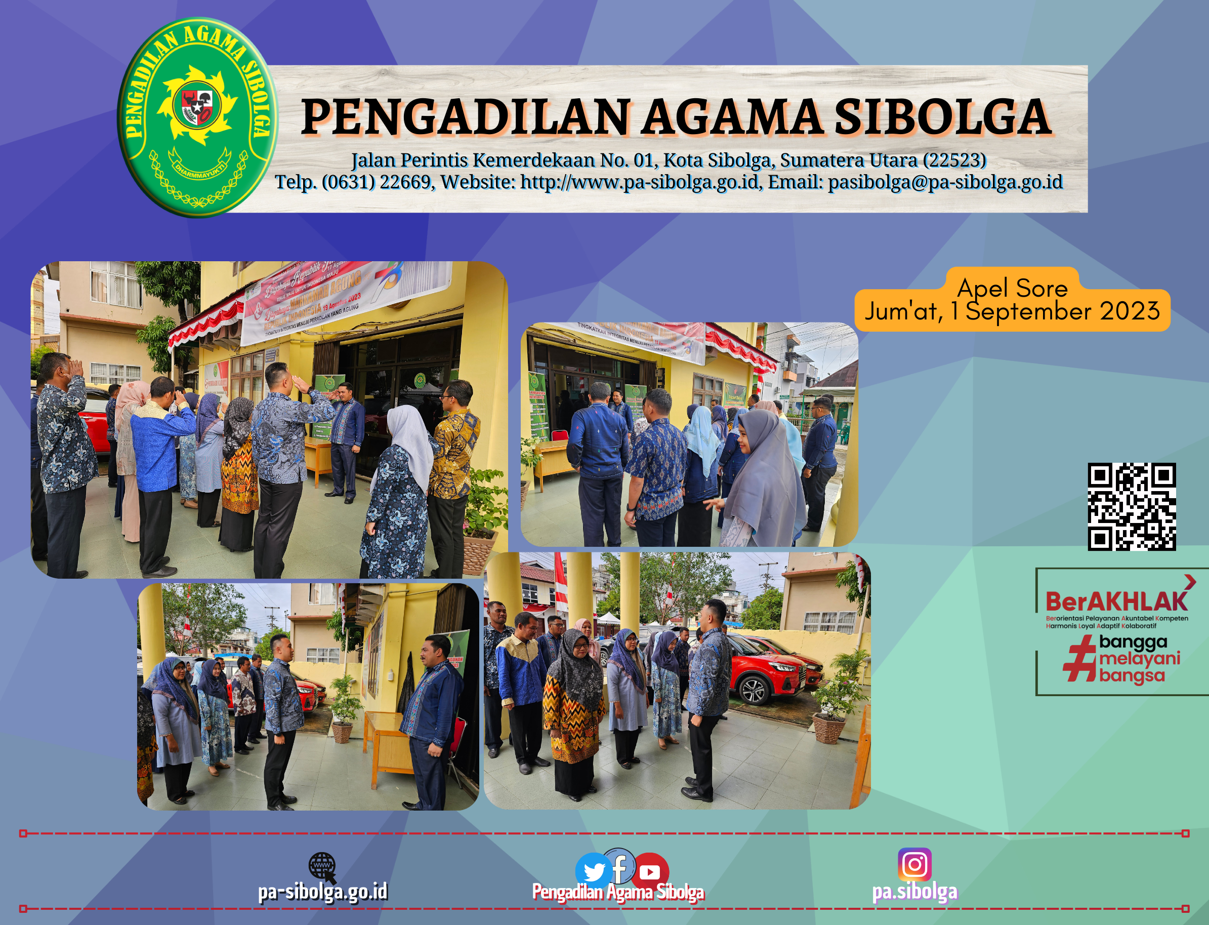 Apel Sore Jumat 1 September 2023