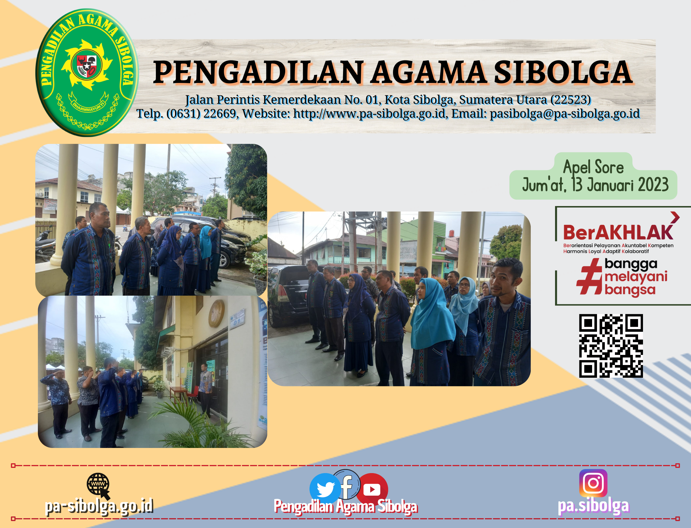 Apel Sore Jumat 13 Januari 2023