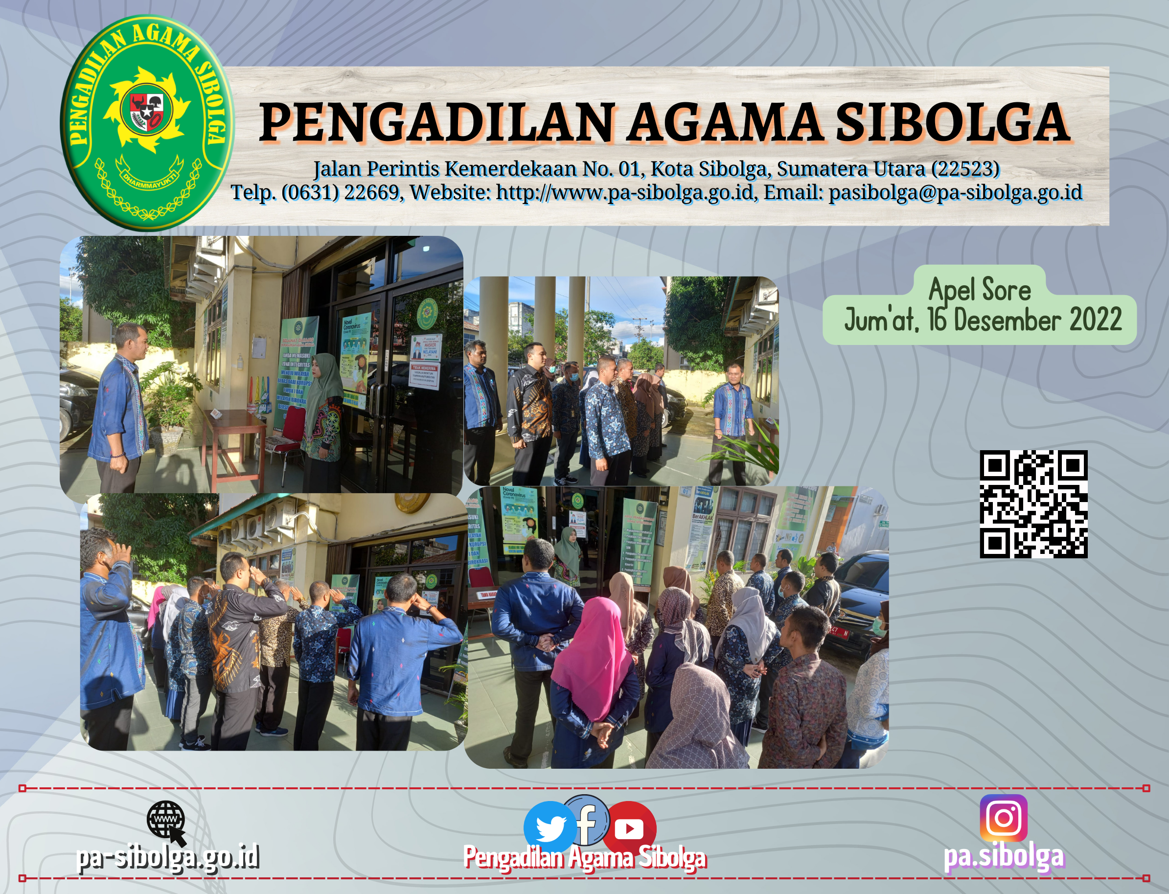 Apel Sore Jumat 16 Desember 2022