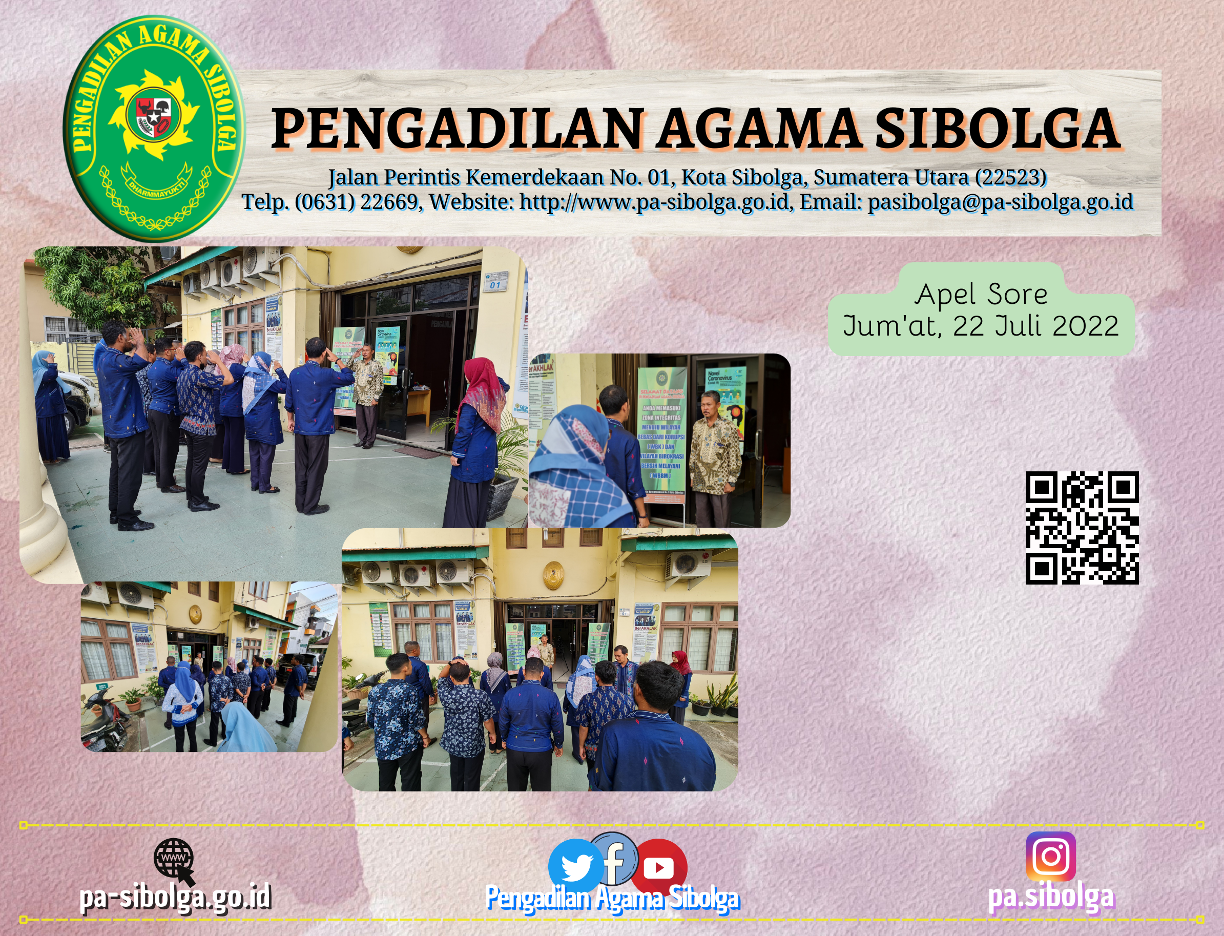 Apel Sore Jumat 22 Juli 2022