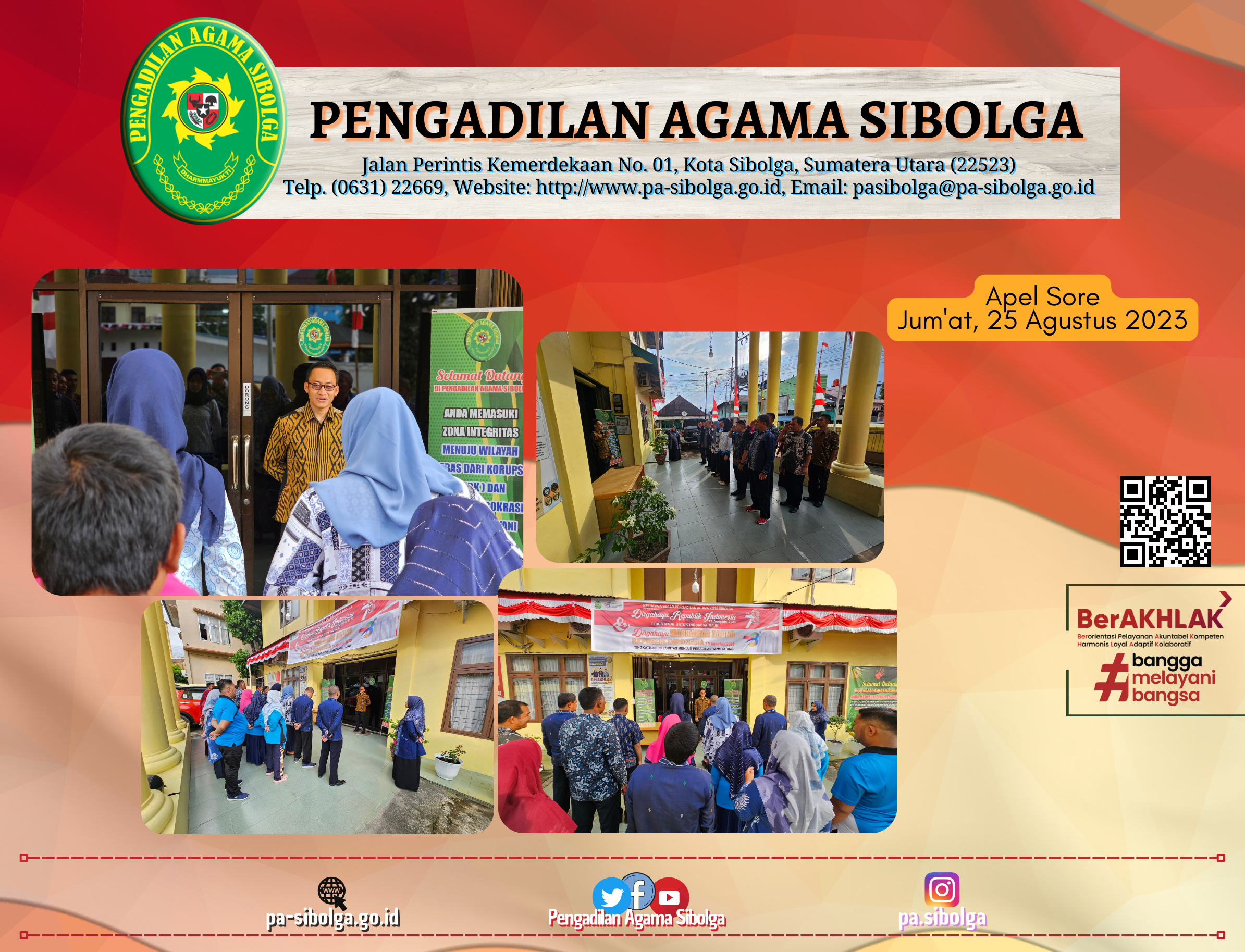 Apel Sore Jumat 25 Agustus 2023