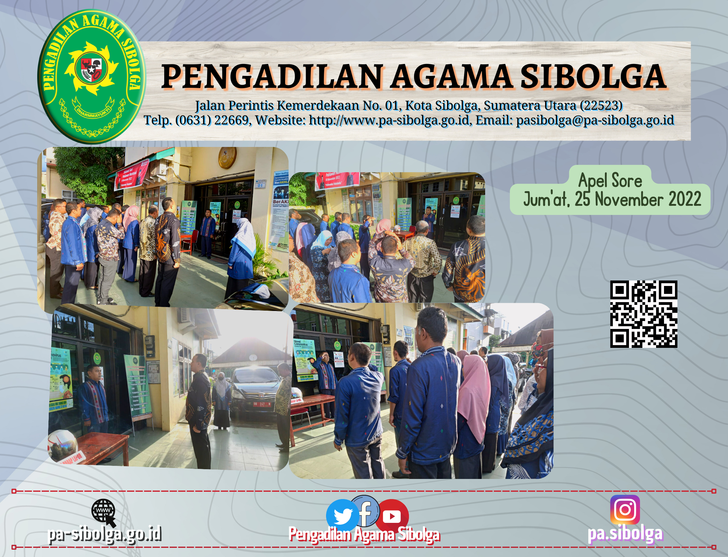 Apel Sore Jumat 25 November 2022