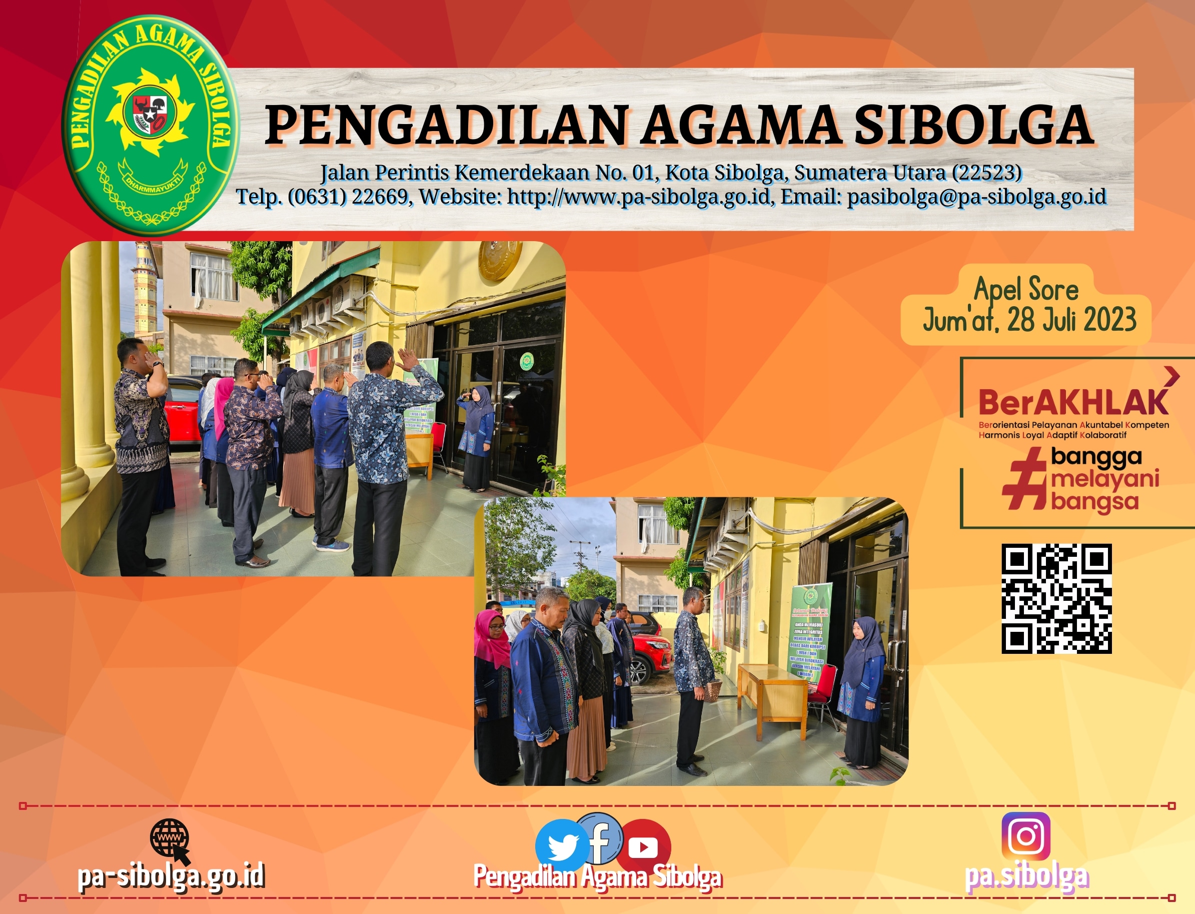 Apel Sore Jumat 28 Juli 2023