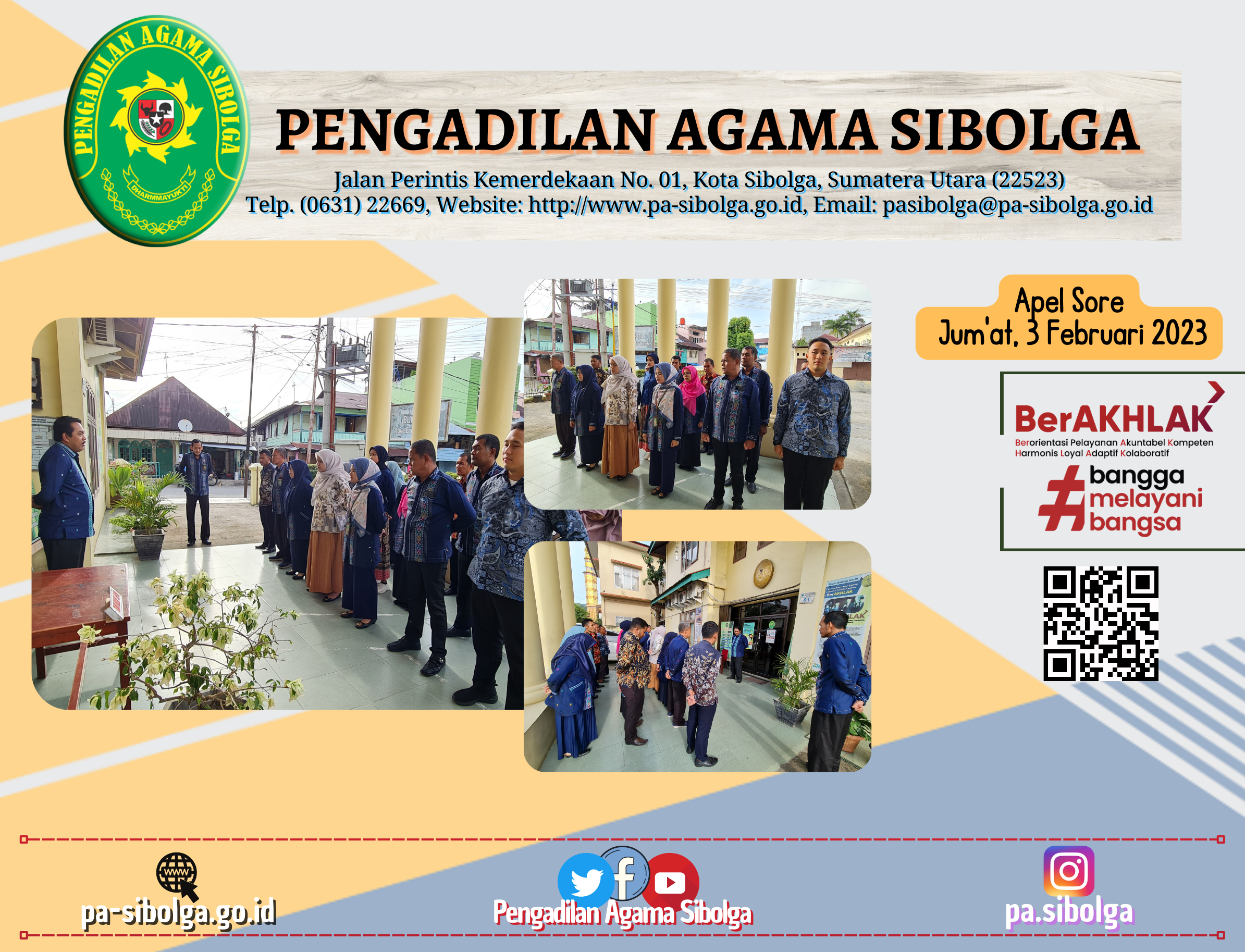 Apel Sore Jumat 3 Februari 2023