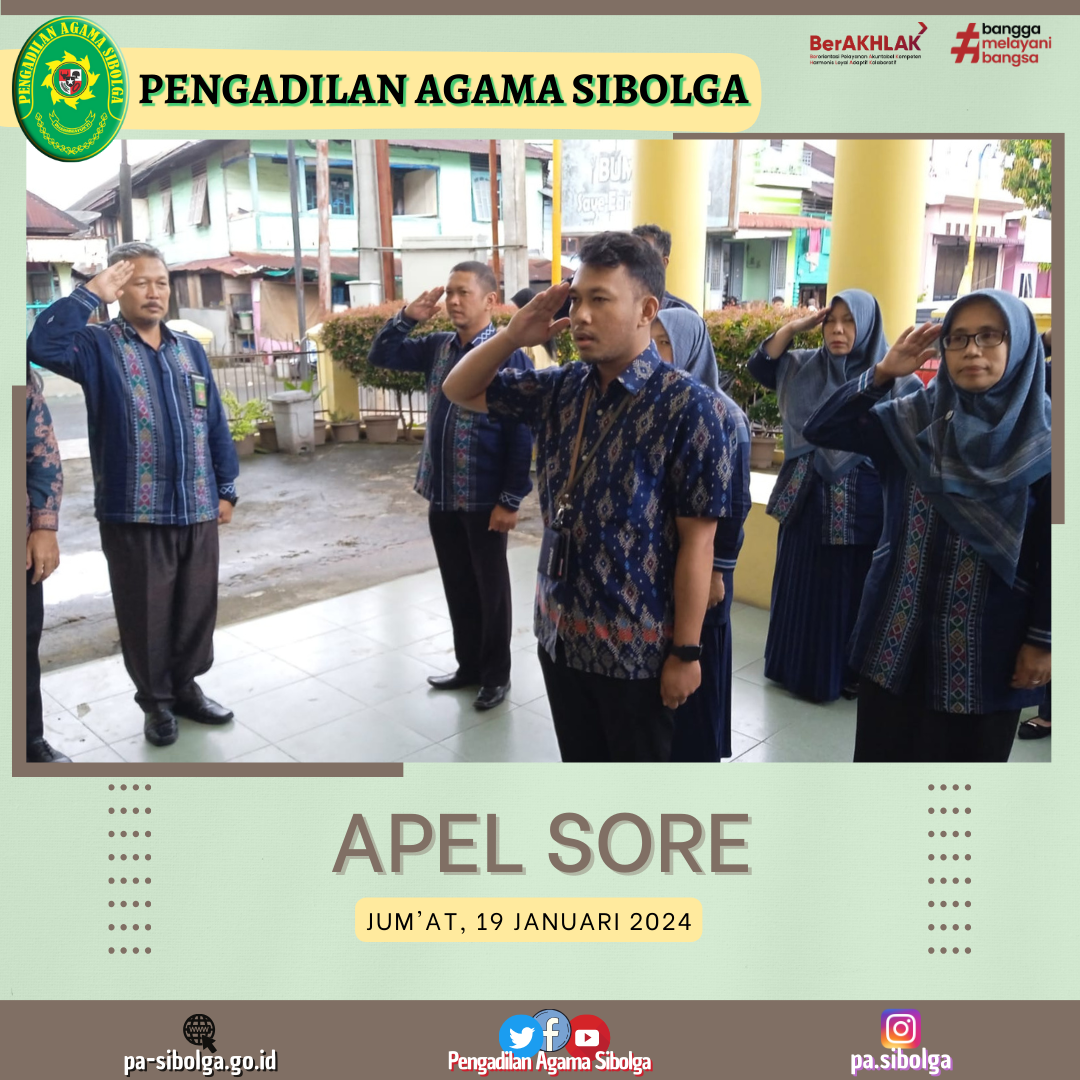 Apel sore Jumat 19 januari 2024 2