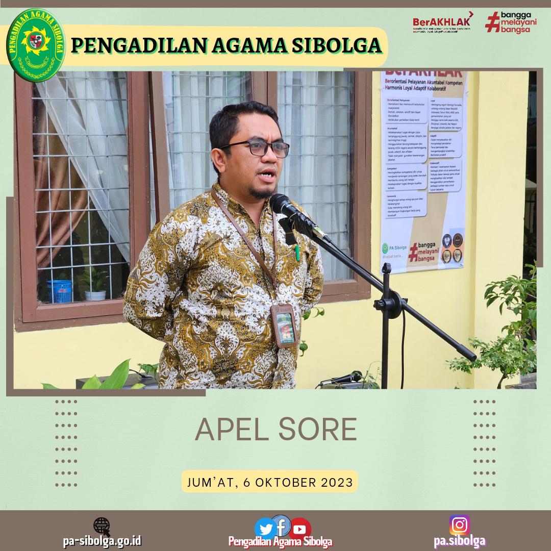 Apel sore Jumat 6 oktober 2023 1