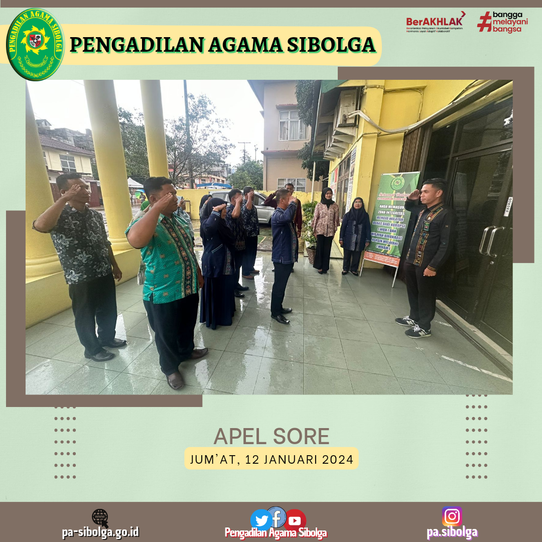Apel sore jumat 12 januari 2024 1