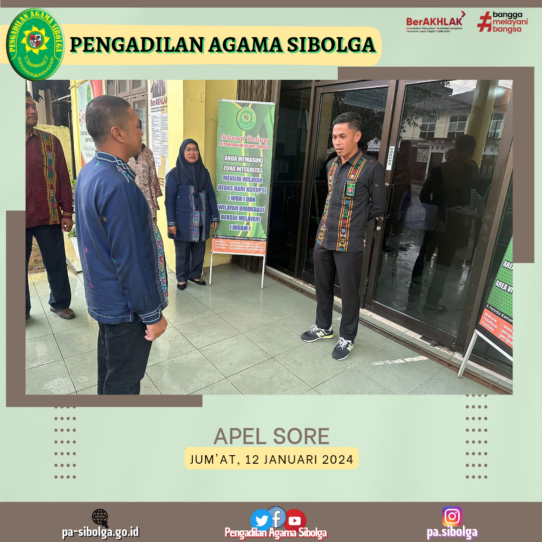 Apel sore jumat 12 januari 2024 2