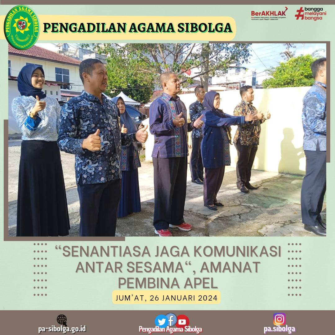 Apel sore jumat 26 januari 2024 2
