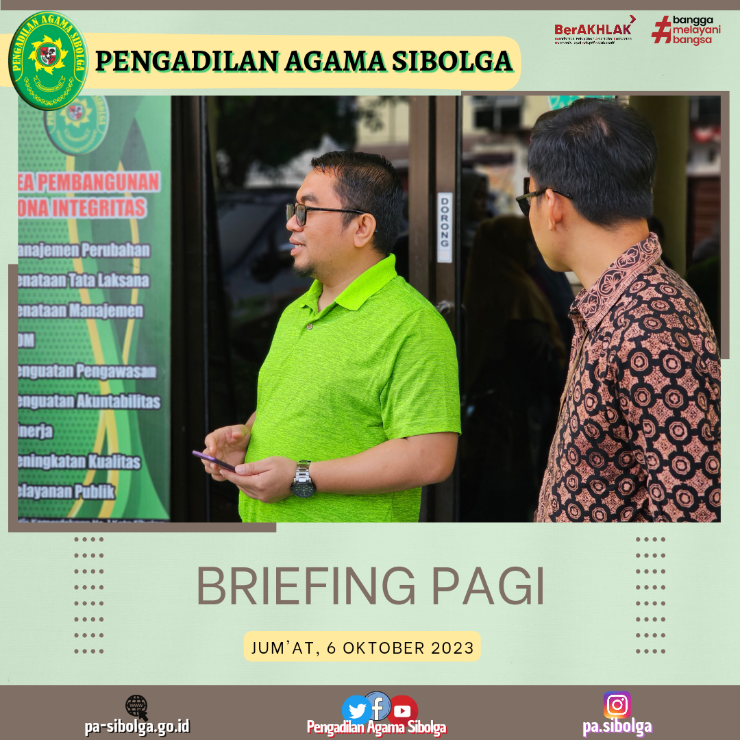 Briefing Jumat 6 oktober 2023 1