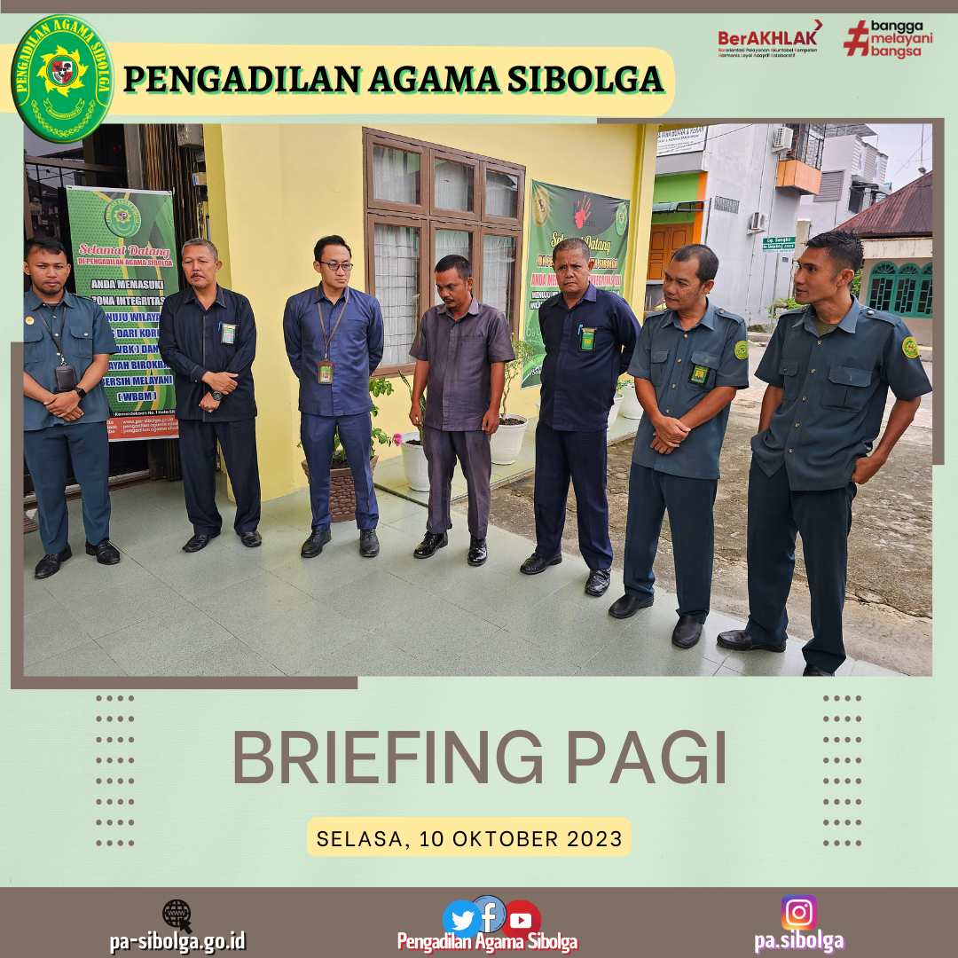 Briefing Pagi 10 Oktober 2023 2