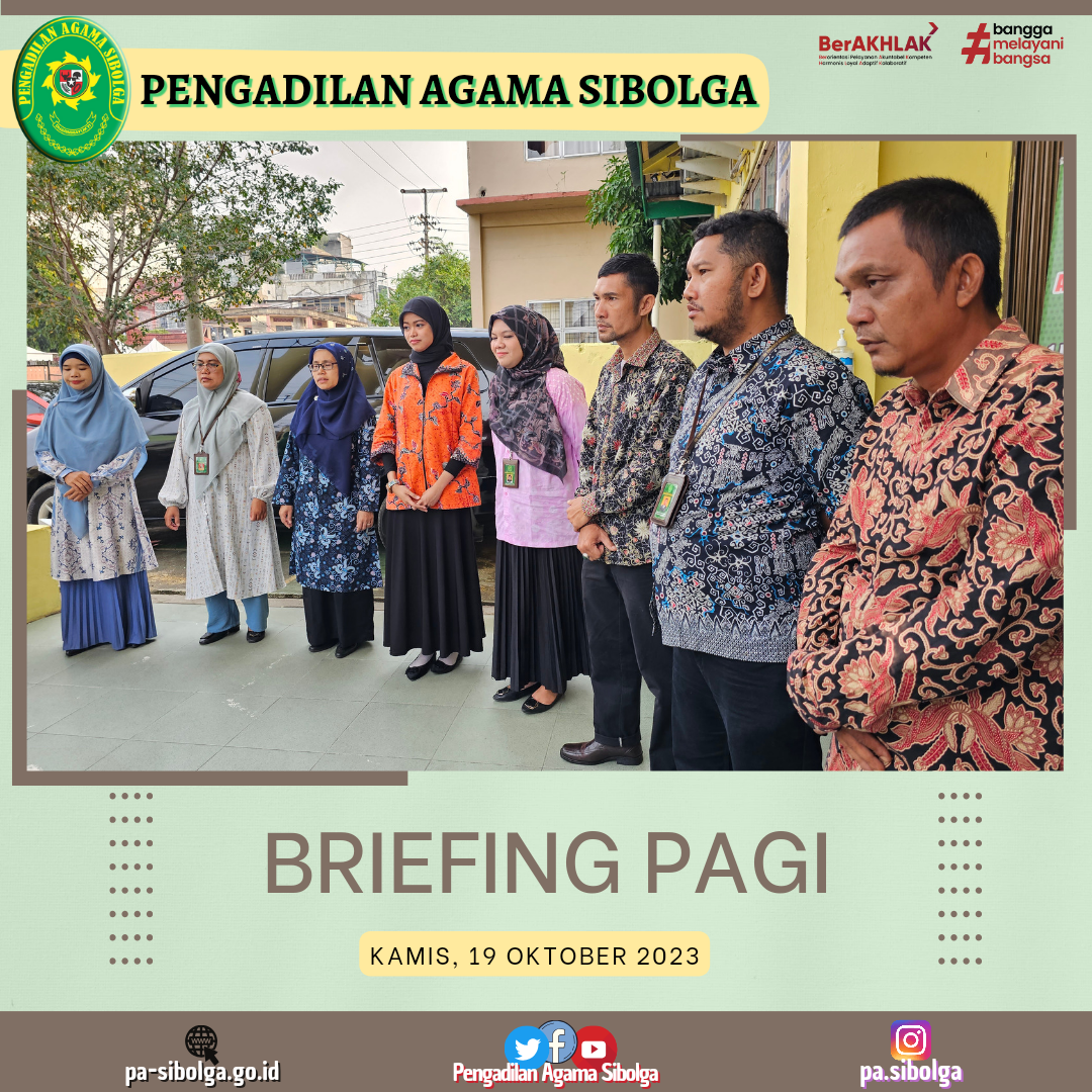 Briefing pagi 19 Oktober 2023 2