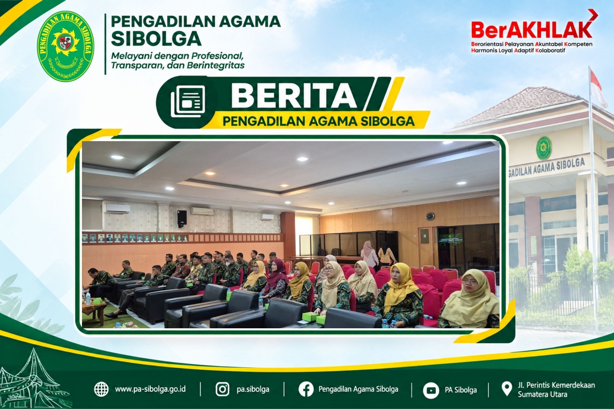 Briefing PTSP Pengadilan Agama Sibolga Bangun Semangat dan Tingkatkan Kualitas Pelayanan6