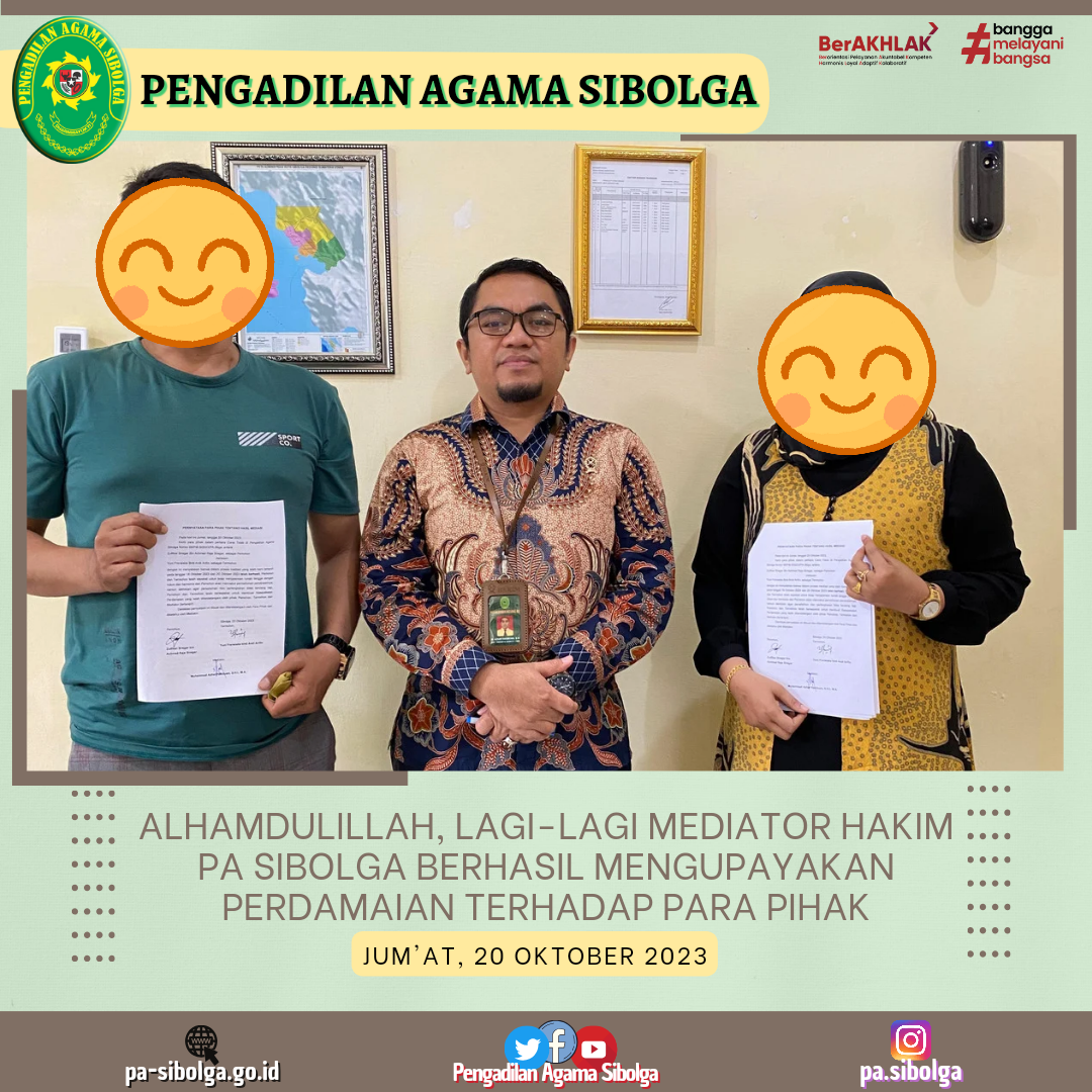 Mediasi berhasil 20 oktober 2023 1
