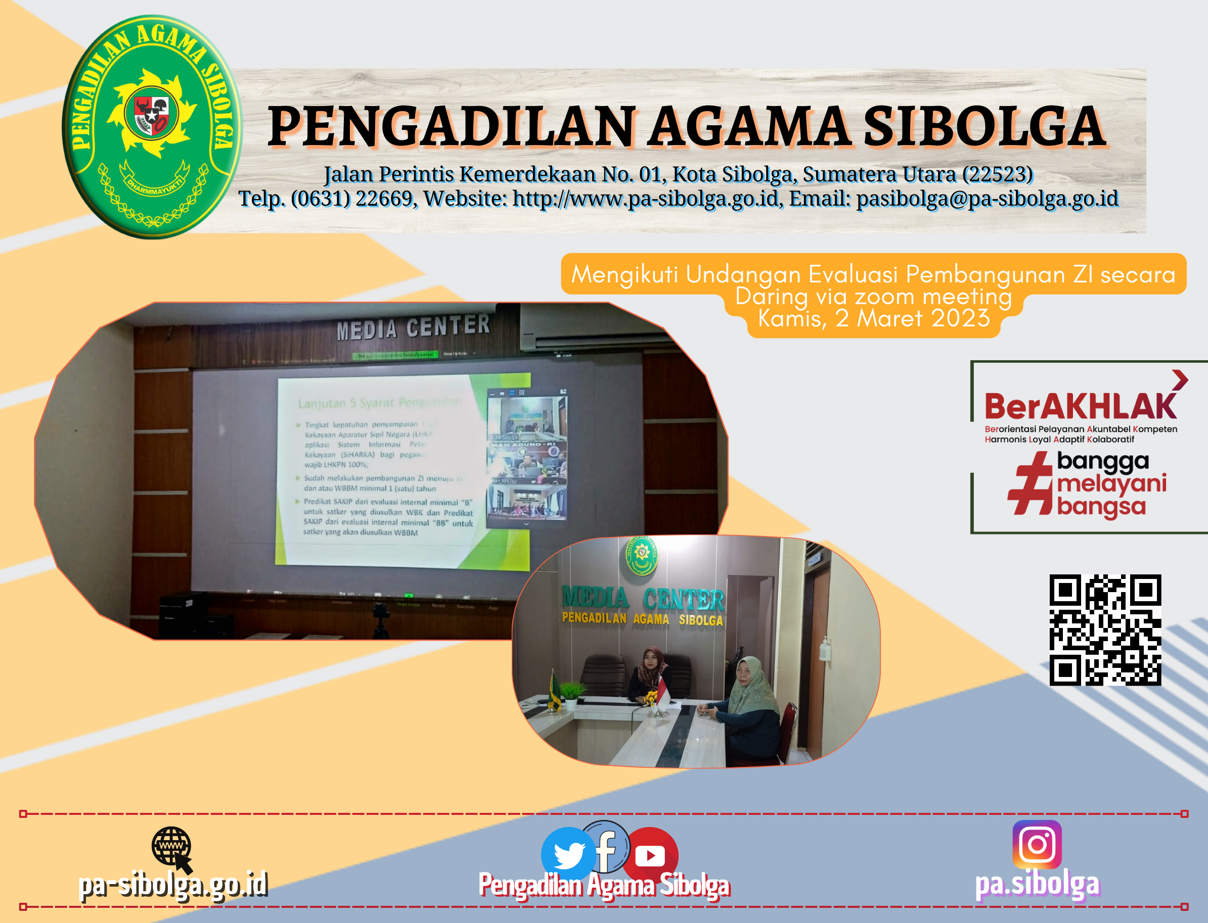 Mengikuti Undangan Pembangunan ZI 2023