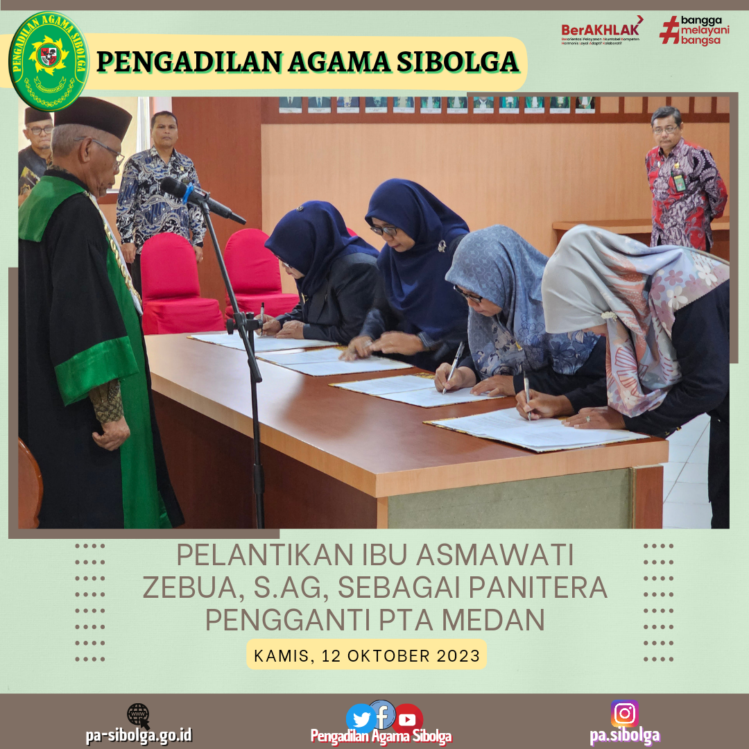 Pelantikan Asmawati PP PTA 1