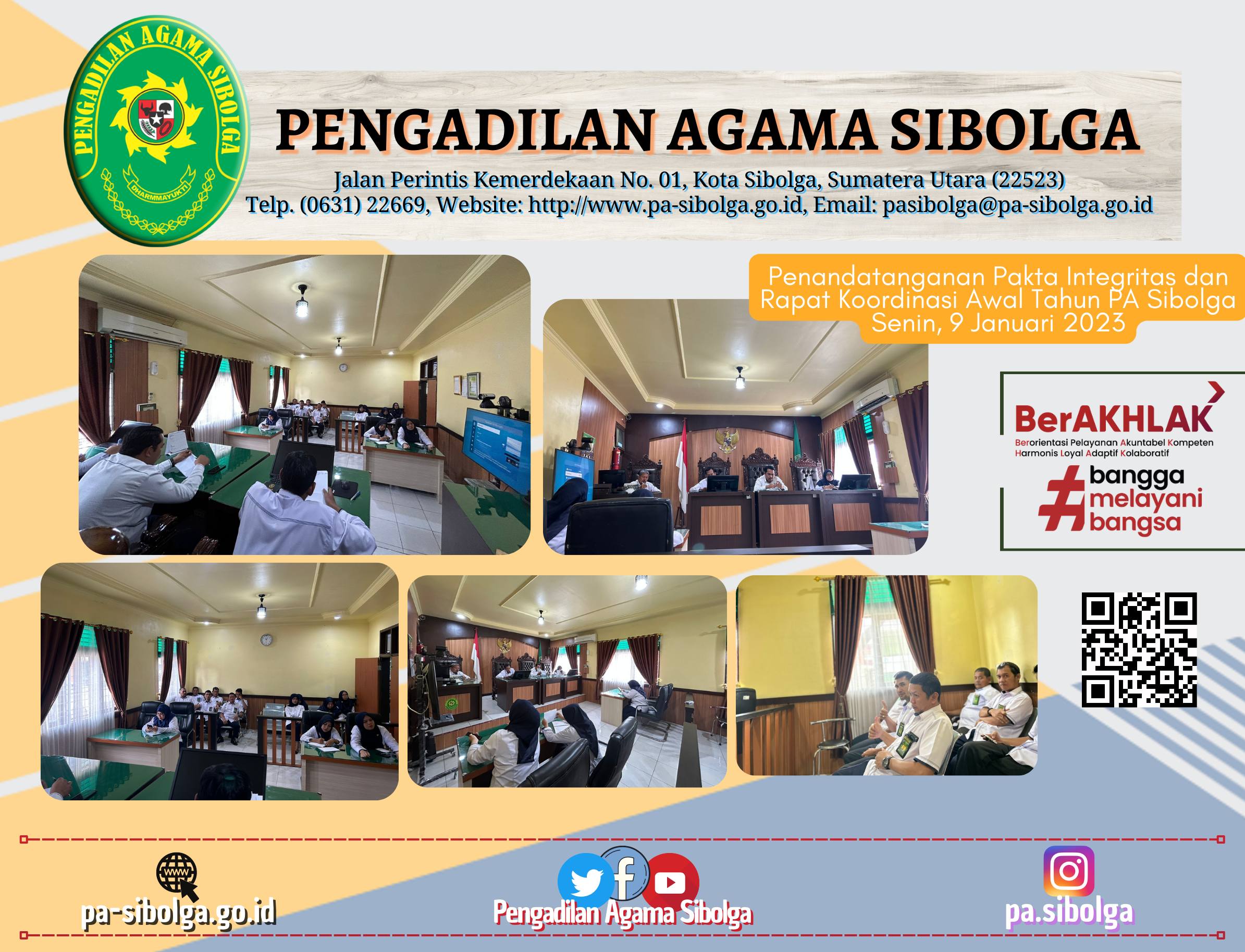 Pembacaan Pakta Integritas dan Rakor Awal Tahun