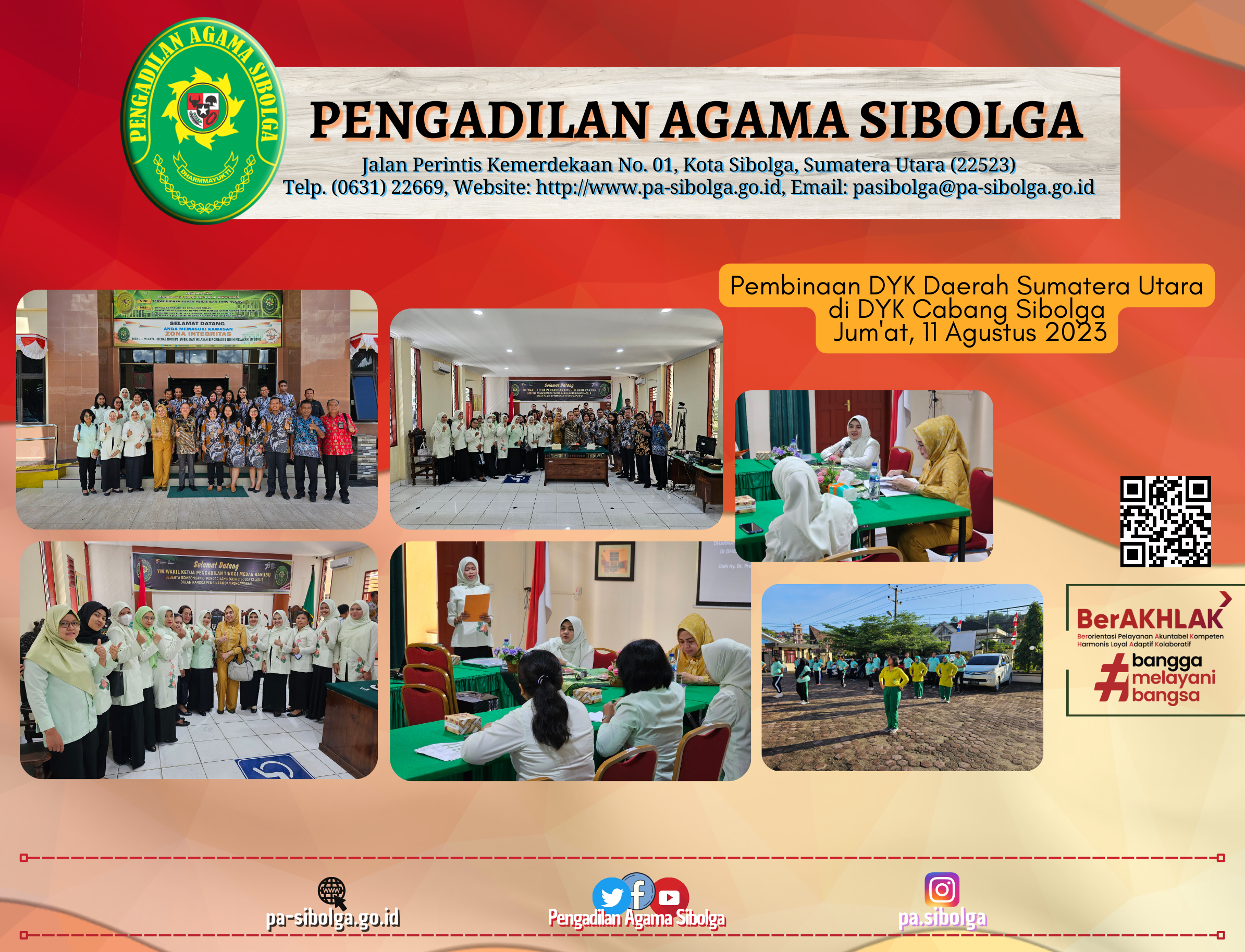 Pembinaan DYK Sumut di DYK Cab Sibolga 2023