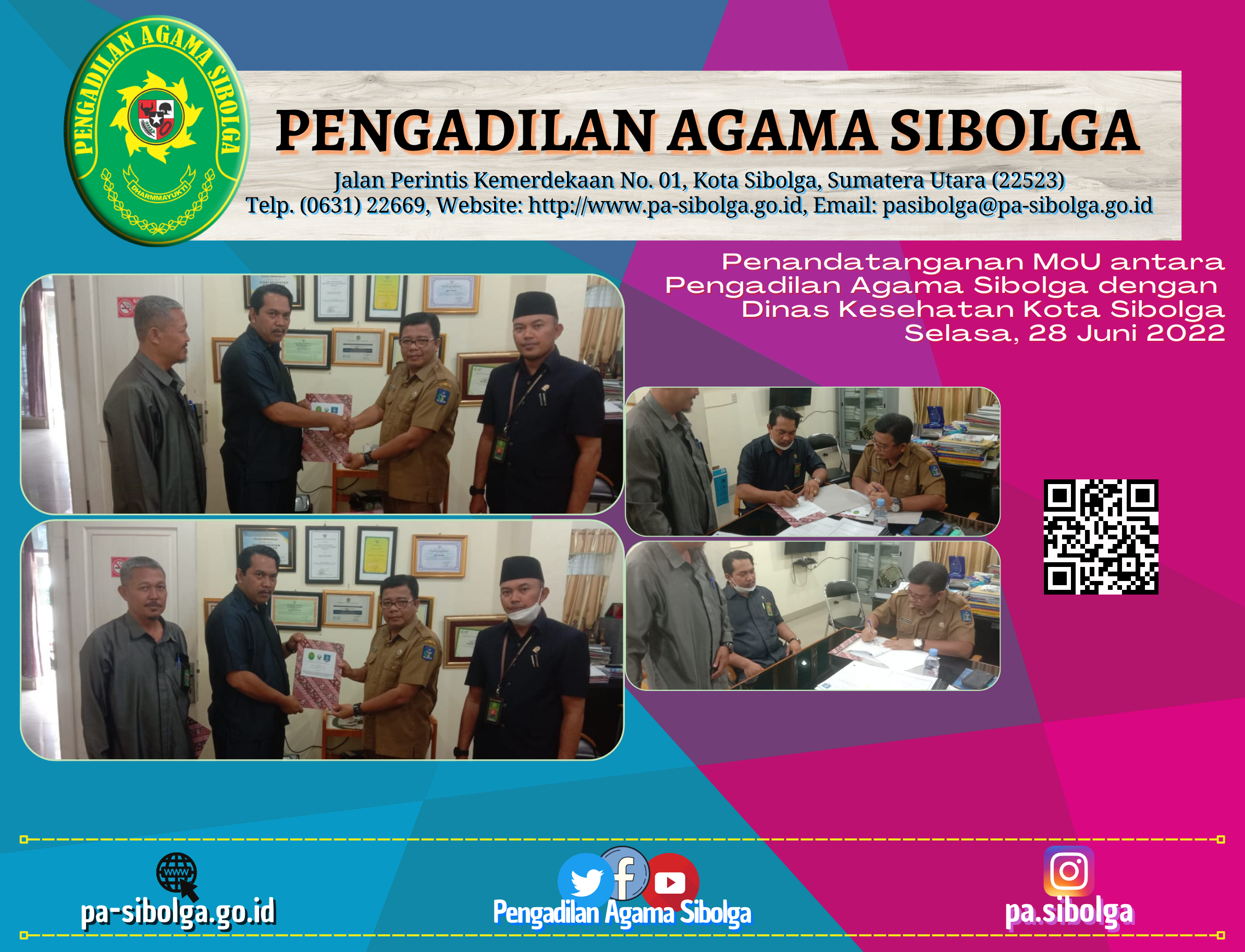 Penandatanganan MoU Dinkes PA 1