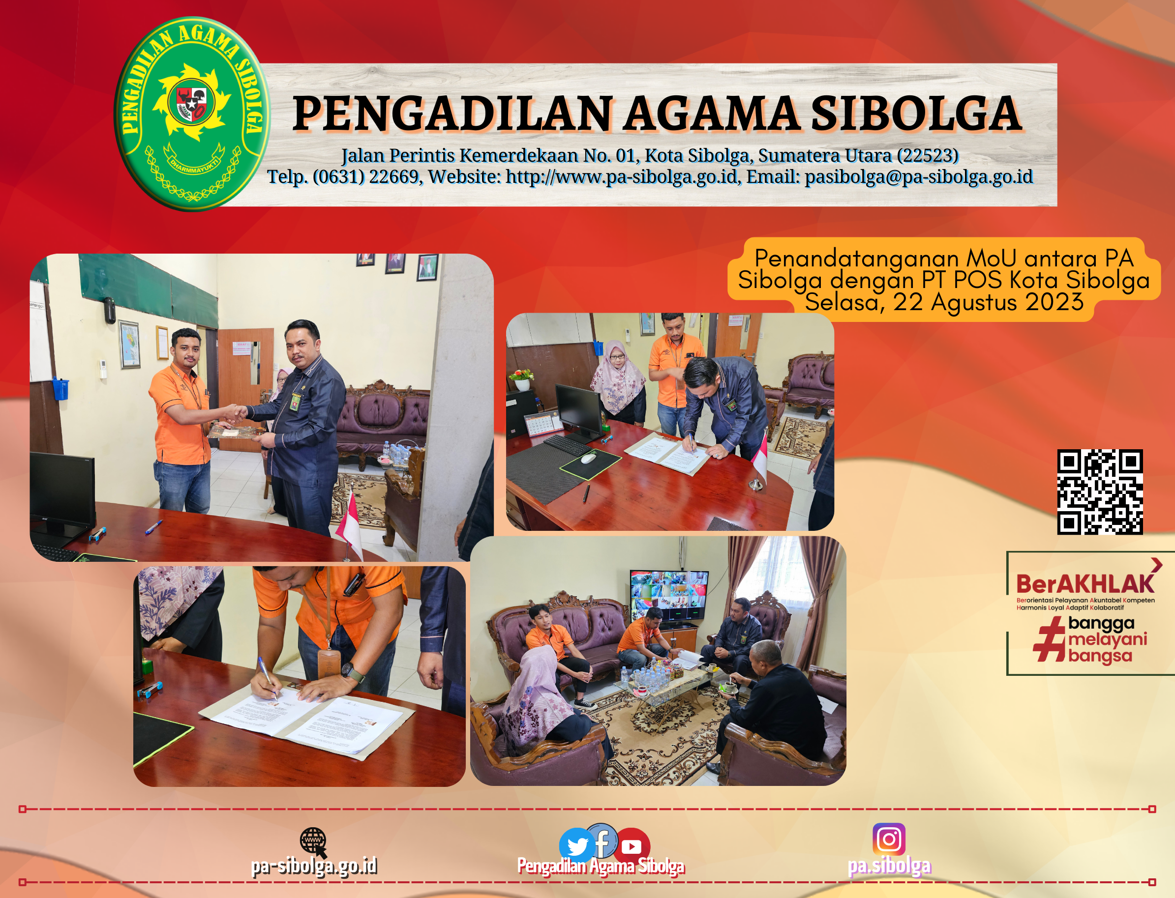 Penandatanganan MoU POS 2023