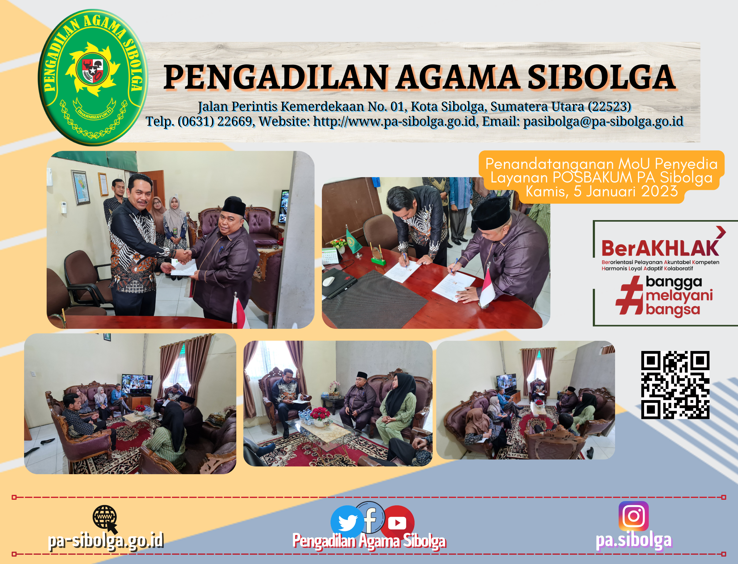 Penandatanganan MoU Posbakum 2023