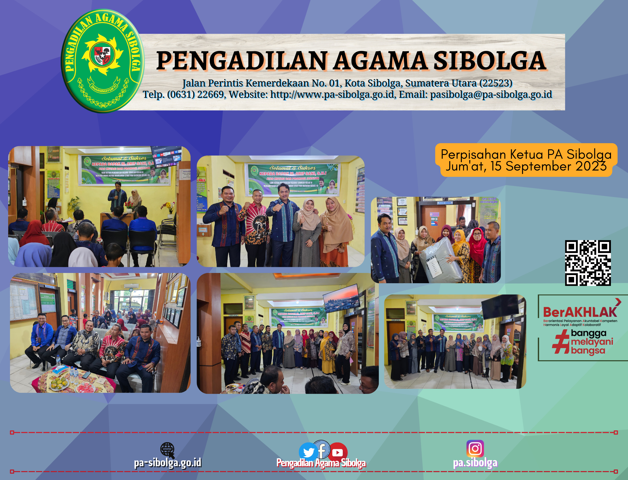 Perpisahan Ketua Arif Sani 2023