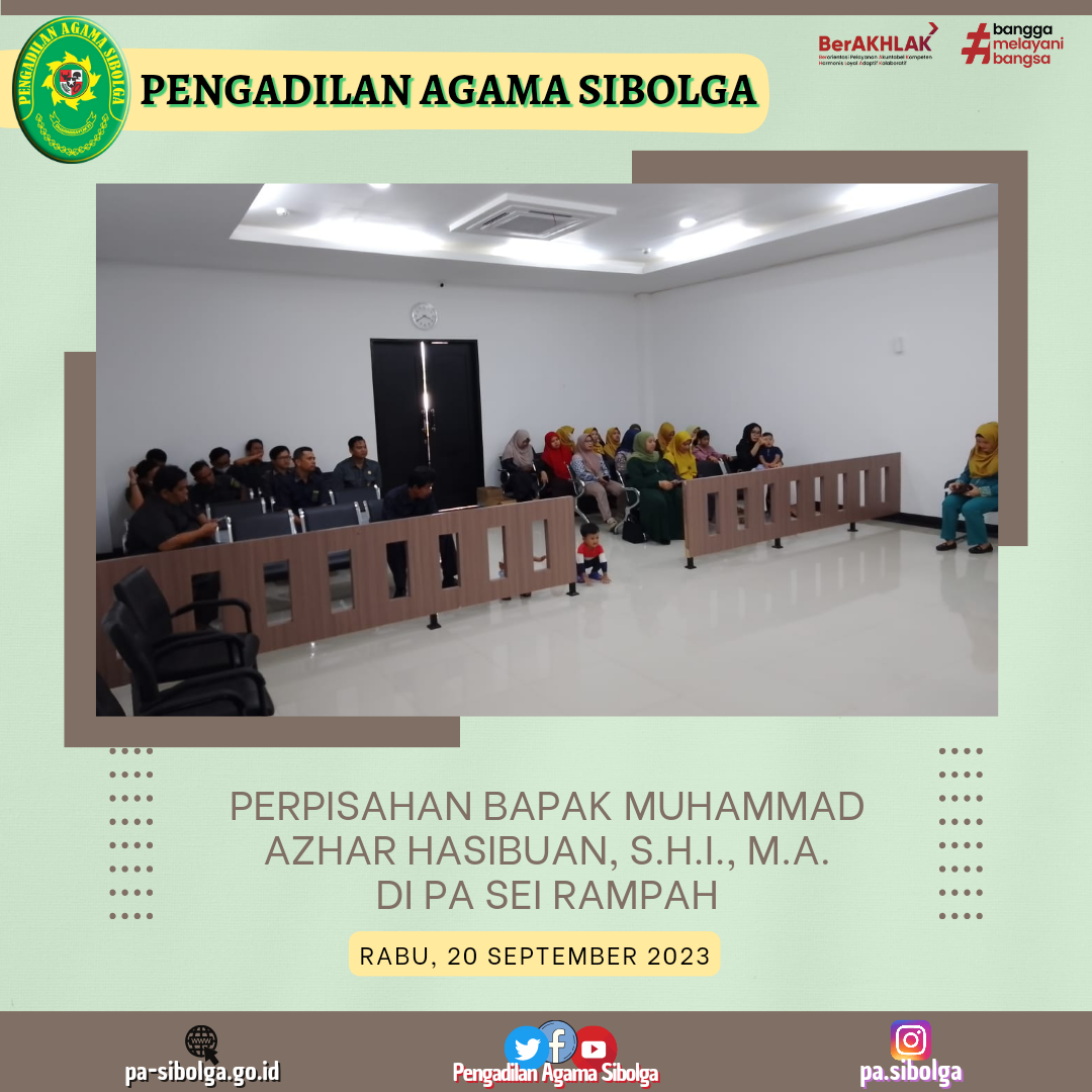 Perpisahan M Azhar Hasibuan di Sei Rampah 2