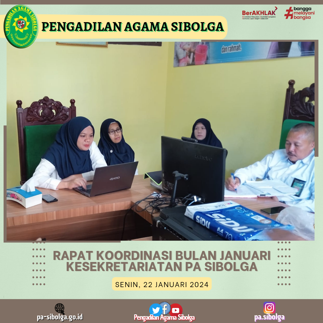 Rakor kesekretariatan januari 2024 1