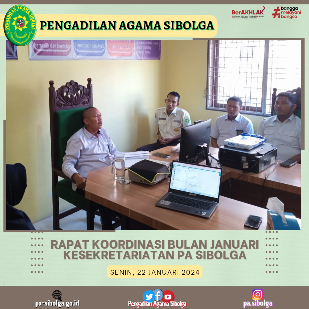Rakor kesekretariatan januari 2024 2