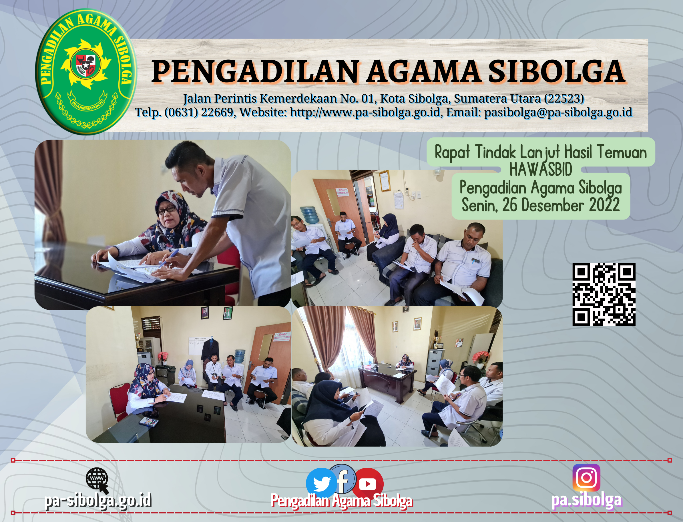 Rapat Tindakan Hasil Pemeriksaan HAWASBID